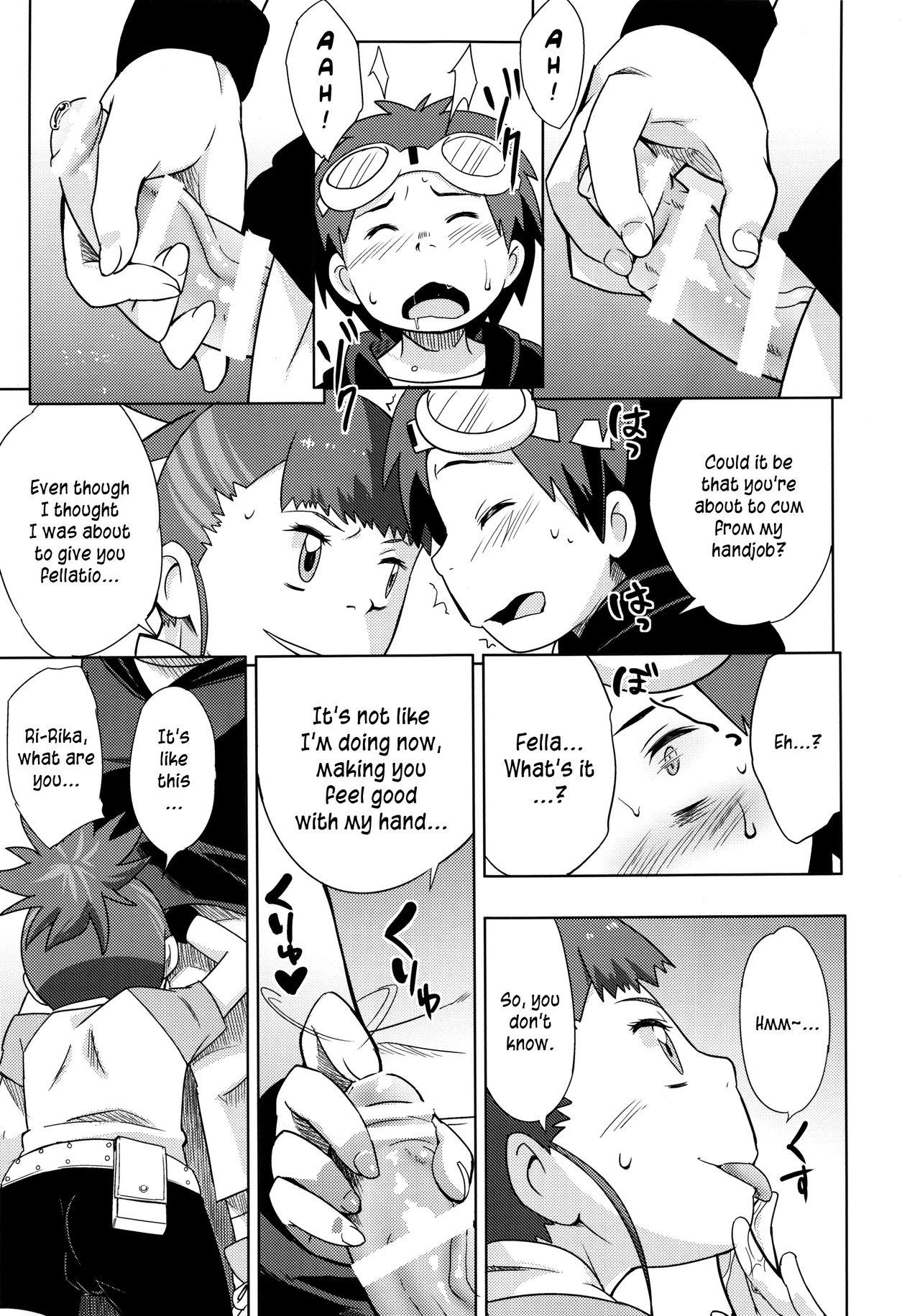 Pov Blow Job Boku no Kangaeta Ecchi na Ruki - Digimon tamers Eating Pussy - Page 8