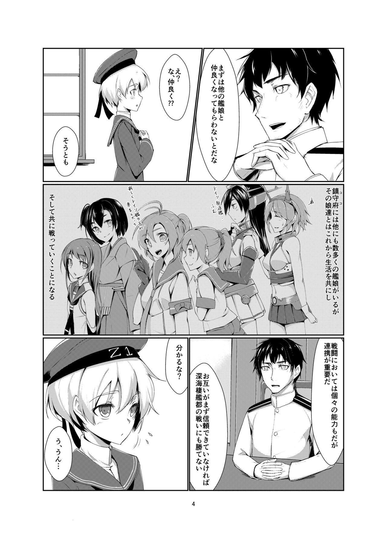 First Time Lebe to Daily Ninmu - Kantai collection Finger - Page 4