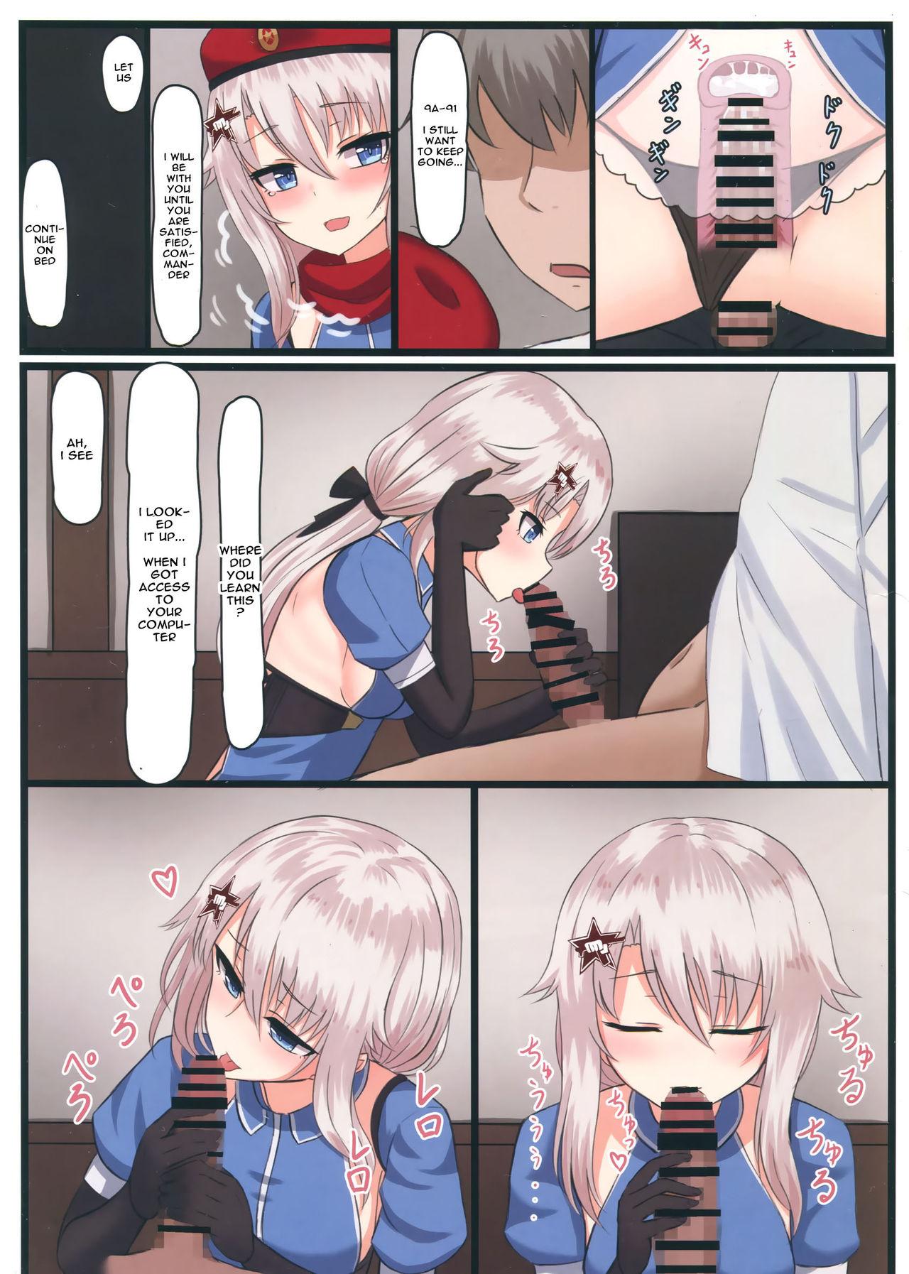 (C95) [LAB CHICKEN (Yakob)] 9A-91-chan wa Shikikan to Chomechome Shitai! | 9A-91 Wants to Do Naughty Things with Commander! (Girls' Frontline) [English] [Spicaworks] 11