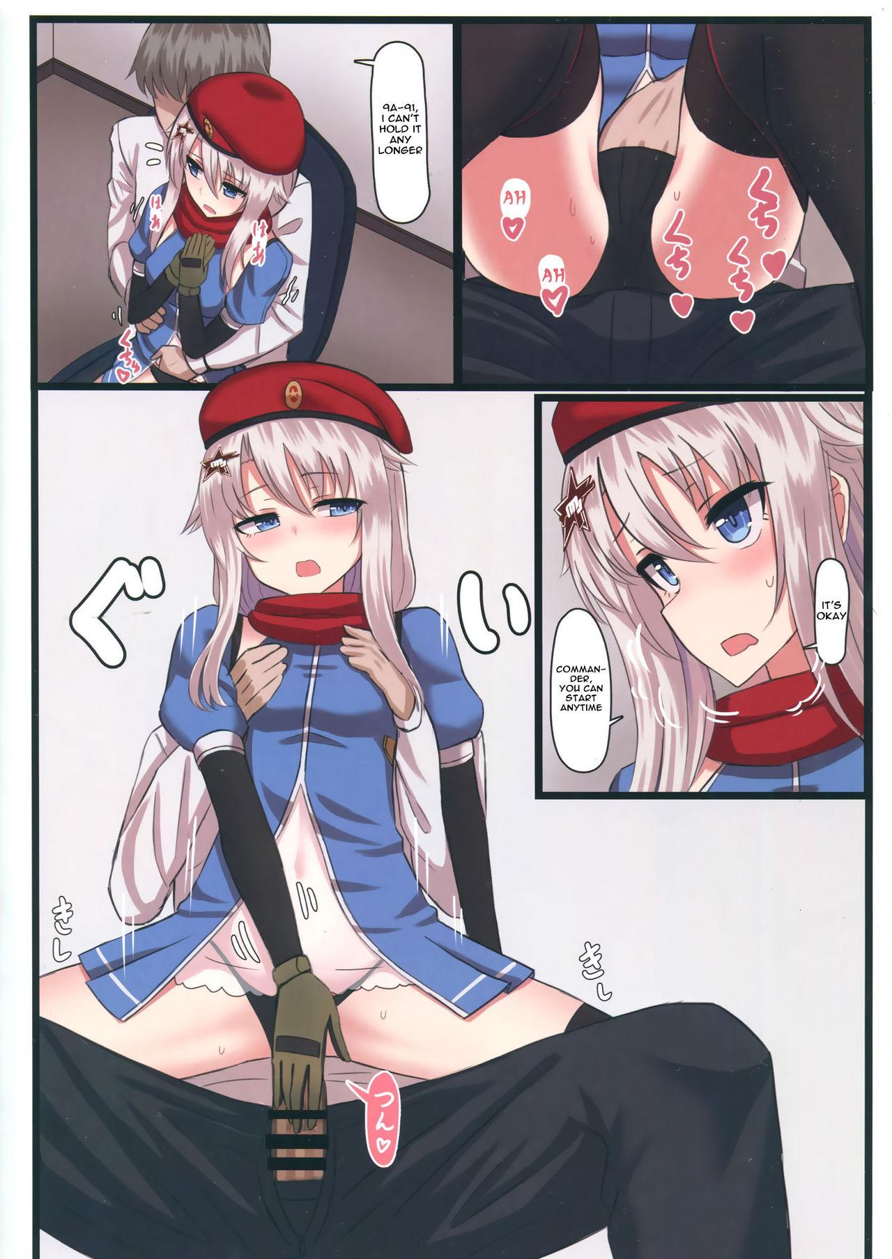 (C95) [LAB CHICKEN (Yakob)] 9A-91-chan wa Shikikan to Chomechome Shitai! | 9A-91 Wants to Do Naughty Things with Commander! (Girls' Frontline) [English] [Spicaworks] 6