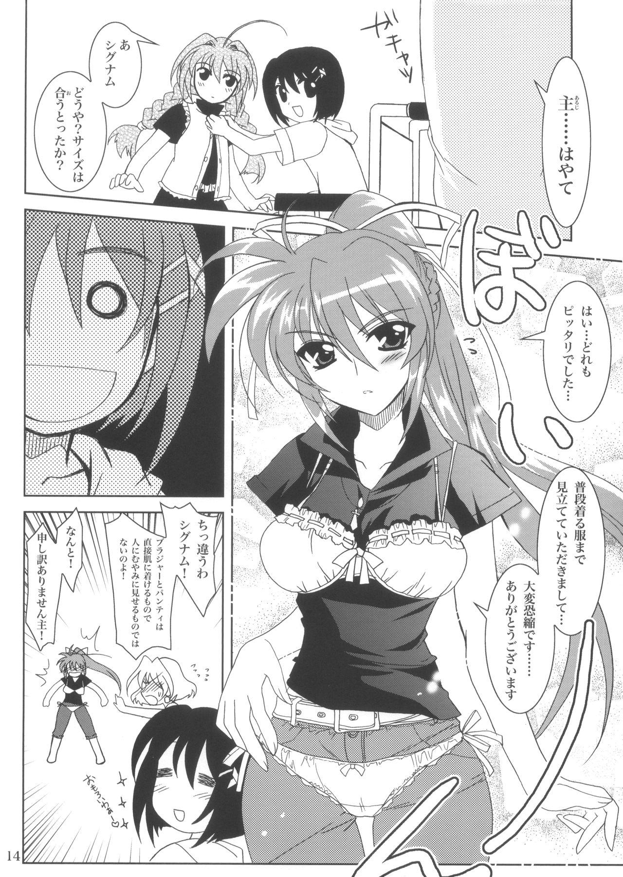 Cumswallow Mahousho Ikka Lyrical Wolken - Mahou shoujo lyrical nanoha Sex Massage - Page 13