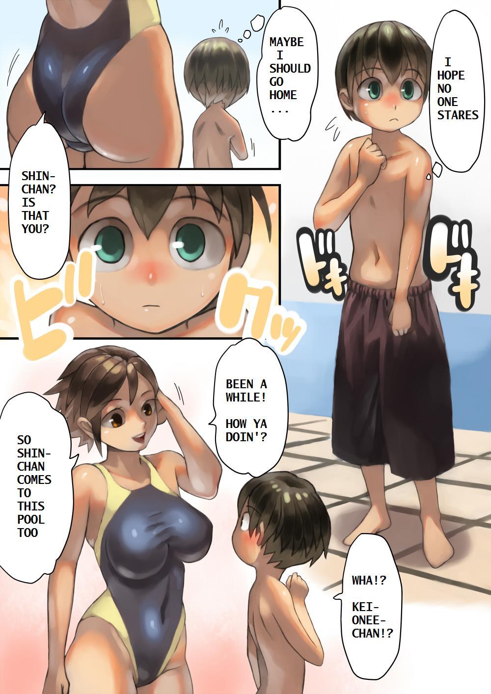 Asoko ga Ookikute Nayandeiru Shota to Itoko no Onee-san | Sisterly Cousin and the Shota Worrying About His Size 3