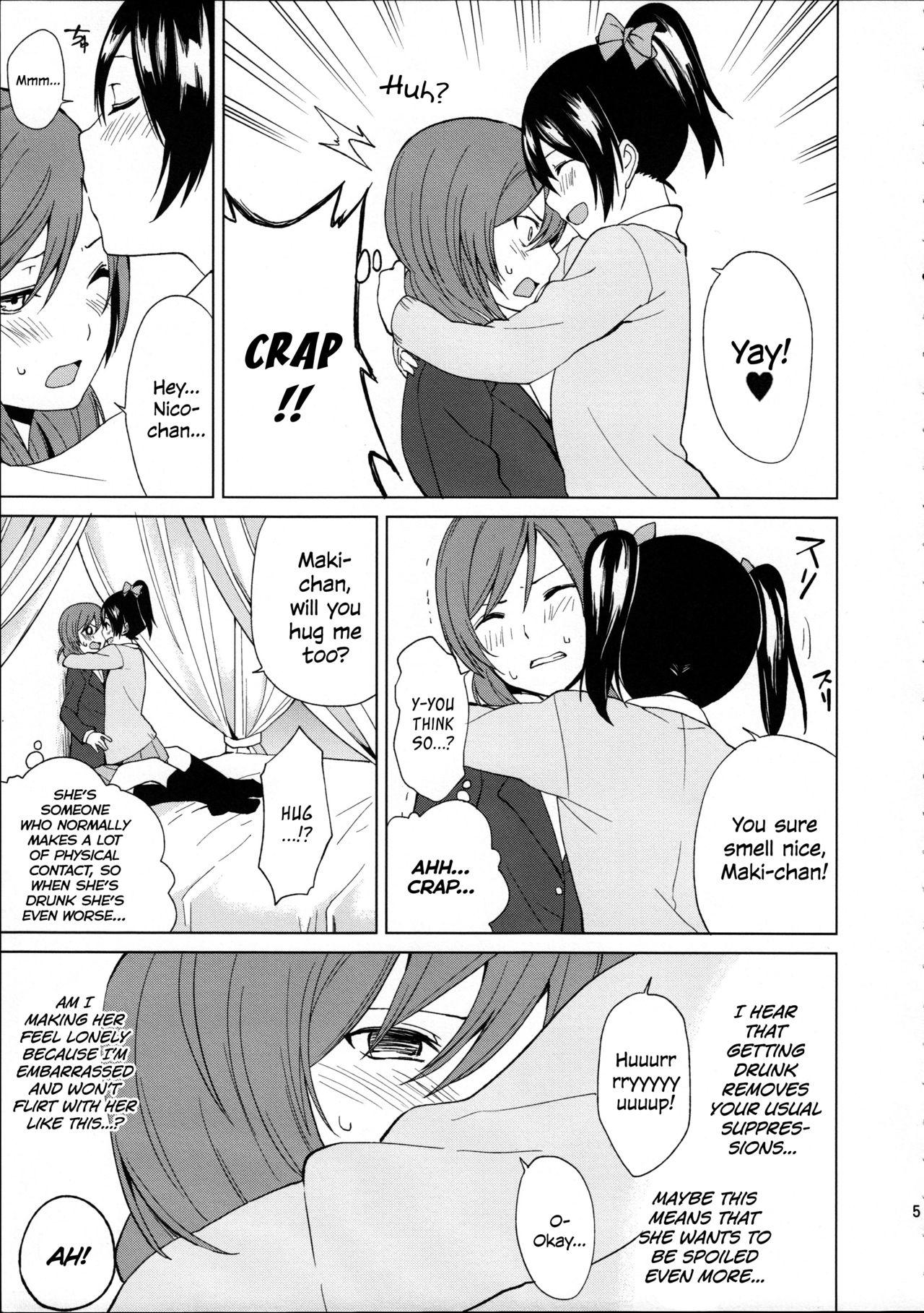 Virginity (C89) [Tatakai no Kiseki (Senyuu, Marimuu)] Nico-chan to Haeteru Maki-chan ga Ecchi na Koto Suru dake no Hon | A Book Where Nico-chan and Maki-chan With a Dick Do Sexy Things and Nothing Else (Love Live!) [English] [N04h] [Incomplete] - Lov - Page 5