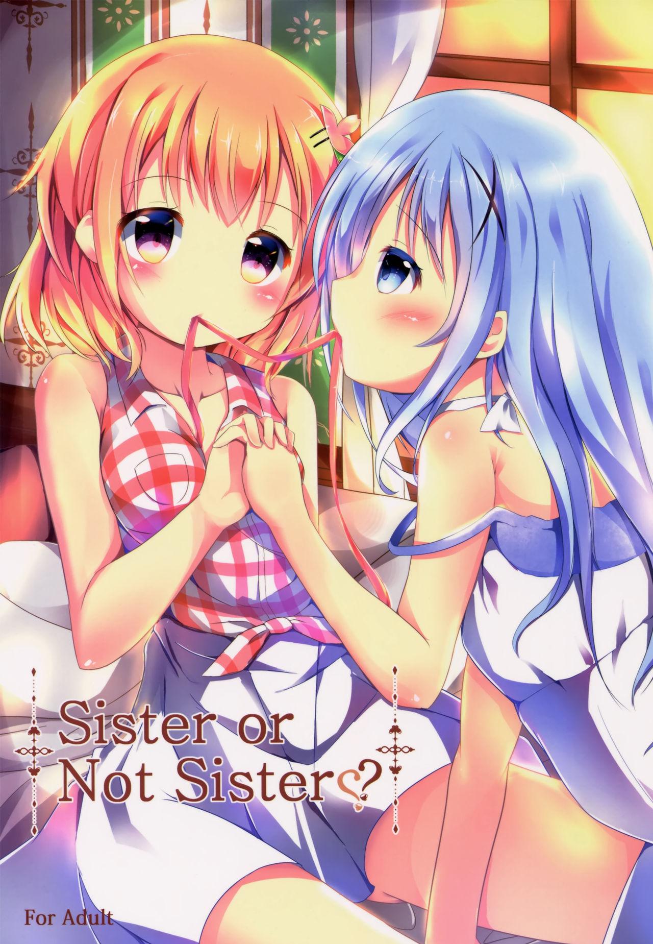 Real Couple Sister or Not Sister?? - Gochuumon wa usagi desu ka Teenage Porn - Page 2