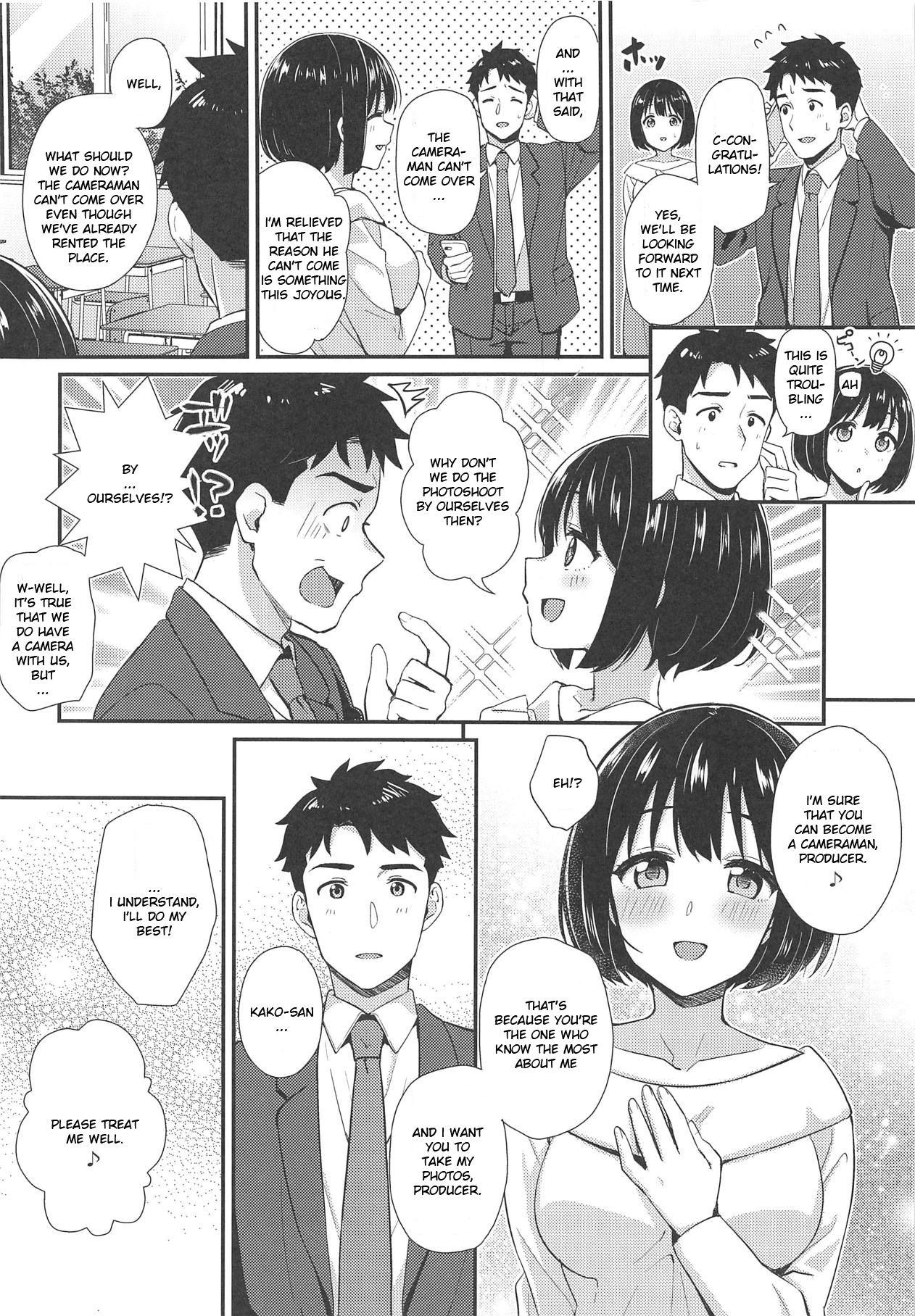 Gay Deepthroat Kako-san ga Seifuku ni Kigaetara - The idolmaster Fresh - Page 3