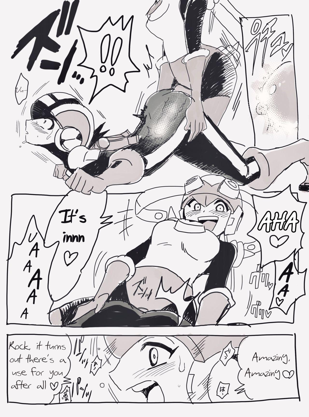 Novinho Exe Futanari Dark Roll chan x Rockman - Megaman battle network Horny - Page 4