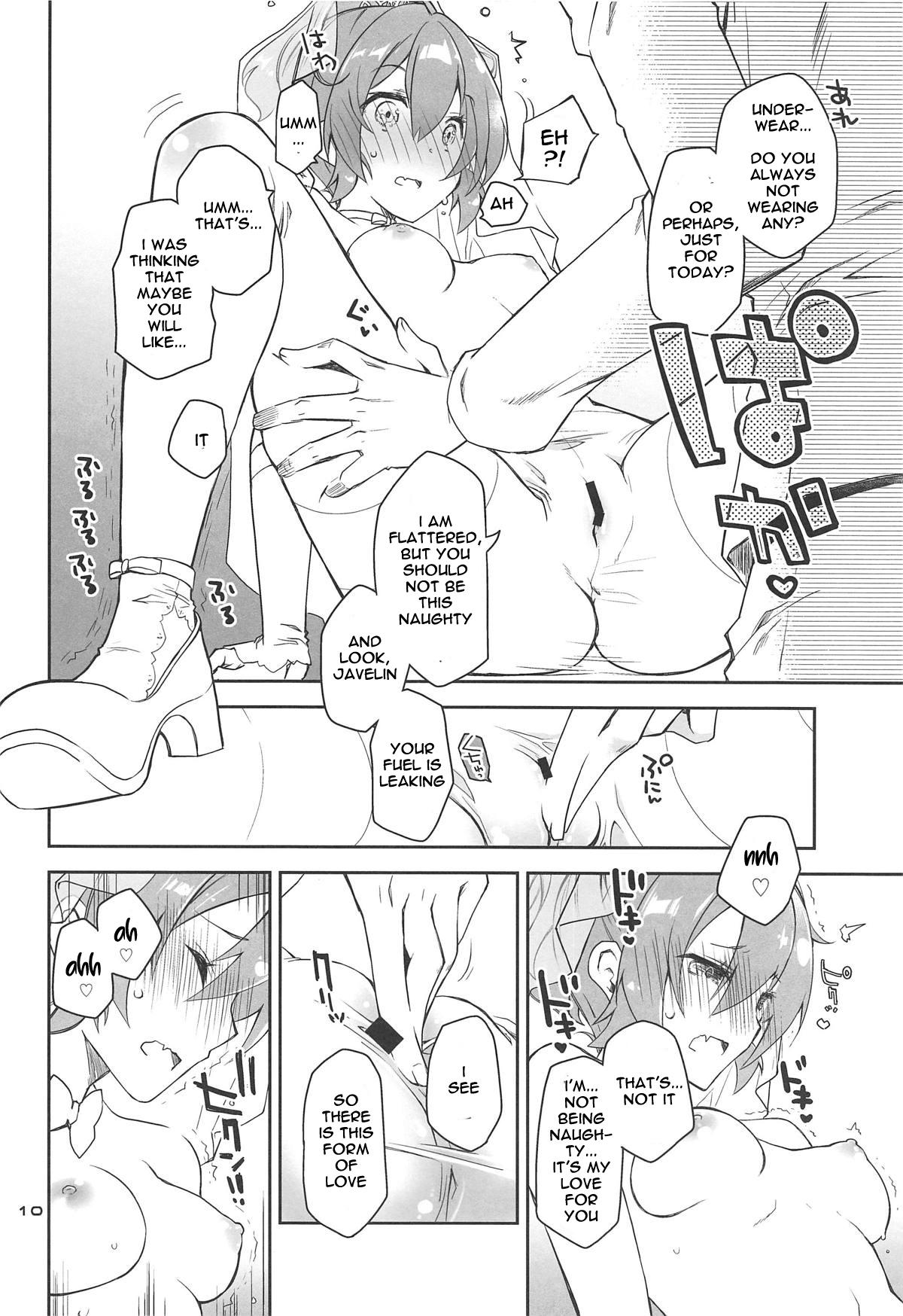 Vergon Mukakin Shikikan wa Javelin ni Eien no Ai o Chikau - Azur lane Tits - Page 9