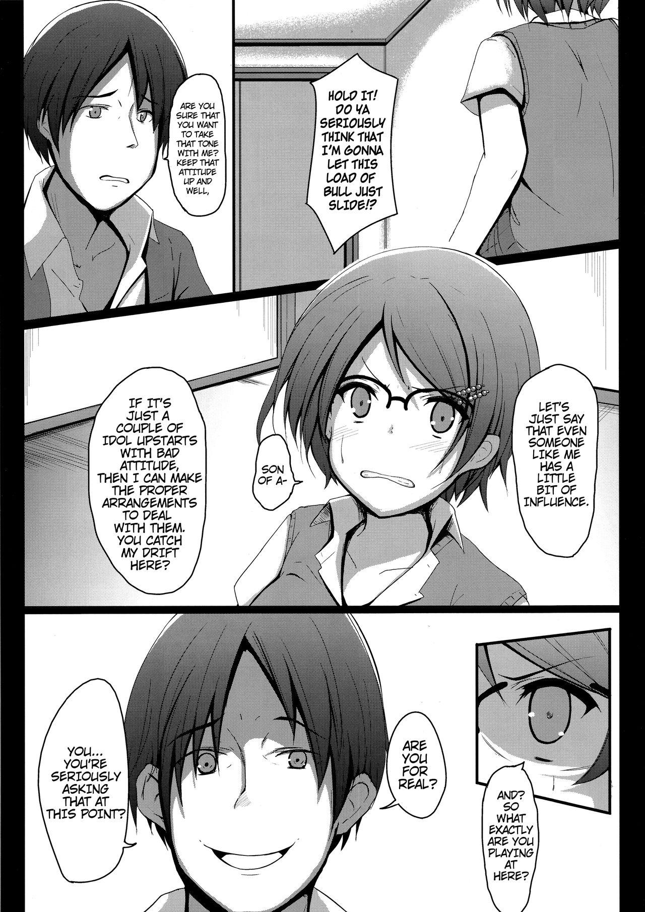 Throat Fuck Kore mo Oshigoto. - The idolmaster Parody - Page 8