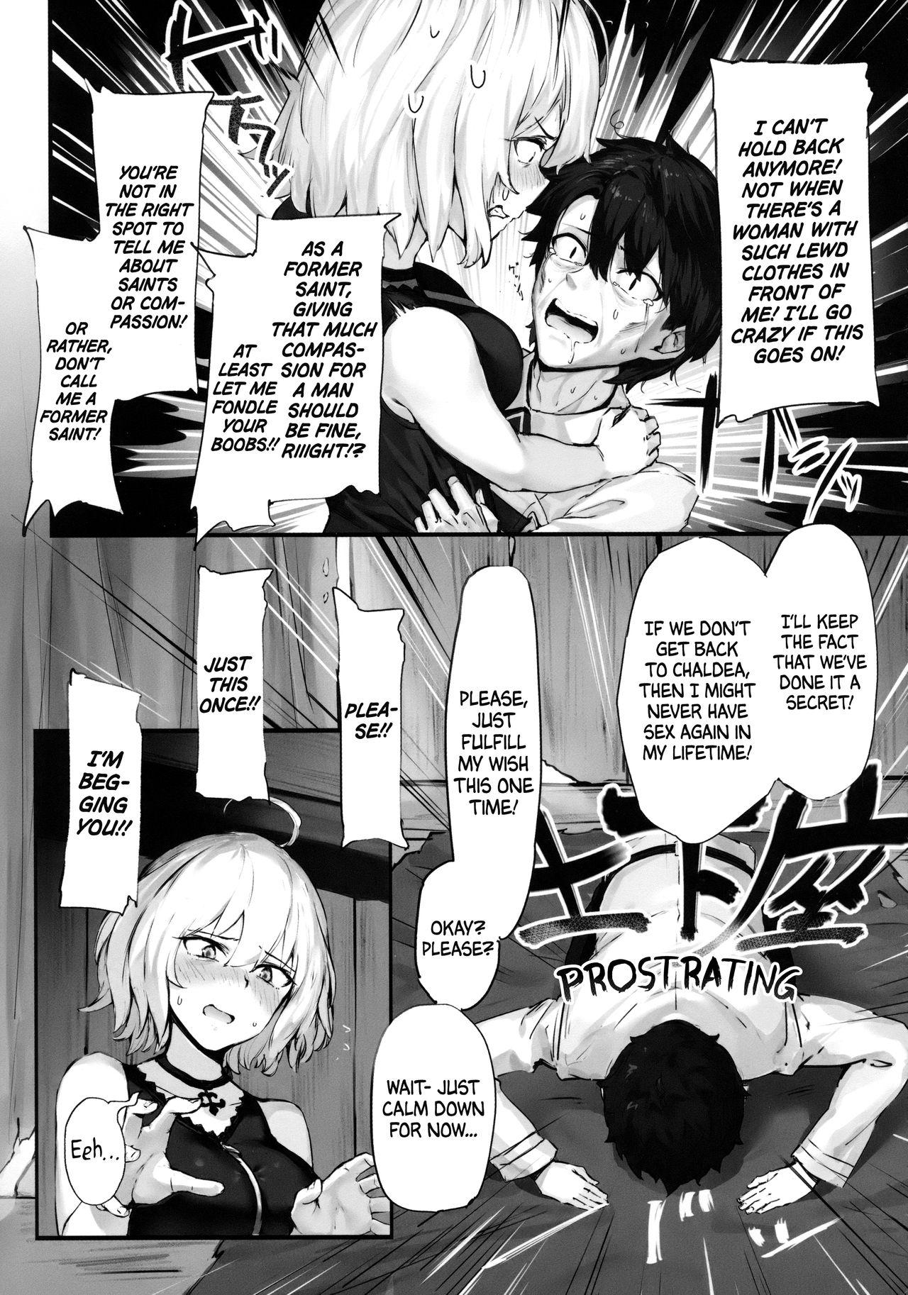 Cum Eating Jeanne to Nakayoshi Mujintou Seikatsu | My daily life on an uninhabited island with Jeanne. - Fate grand order Fisting - Page 6