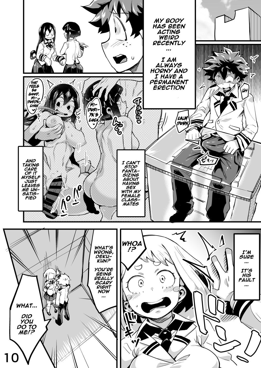 Playing Boku to Nottori Villain Nakademia Vol. 2 - My hero academia Mujer - Page 9