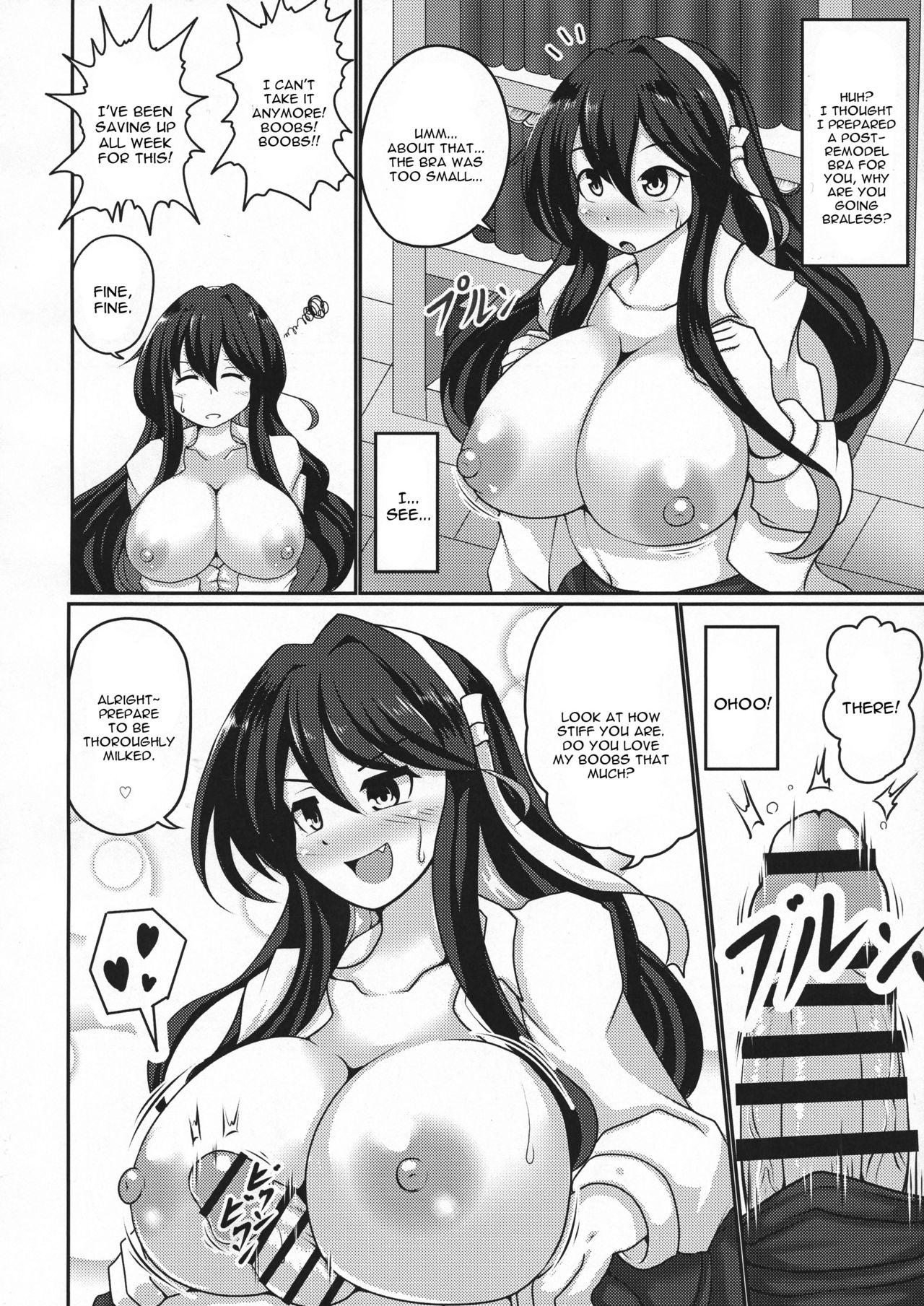 Foreplay Naganami Milk Kai Ni - Kantai collection Reality Porn - Page 8