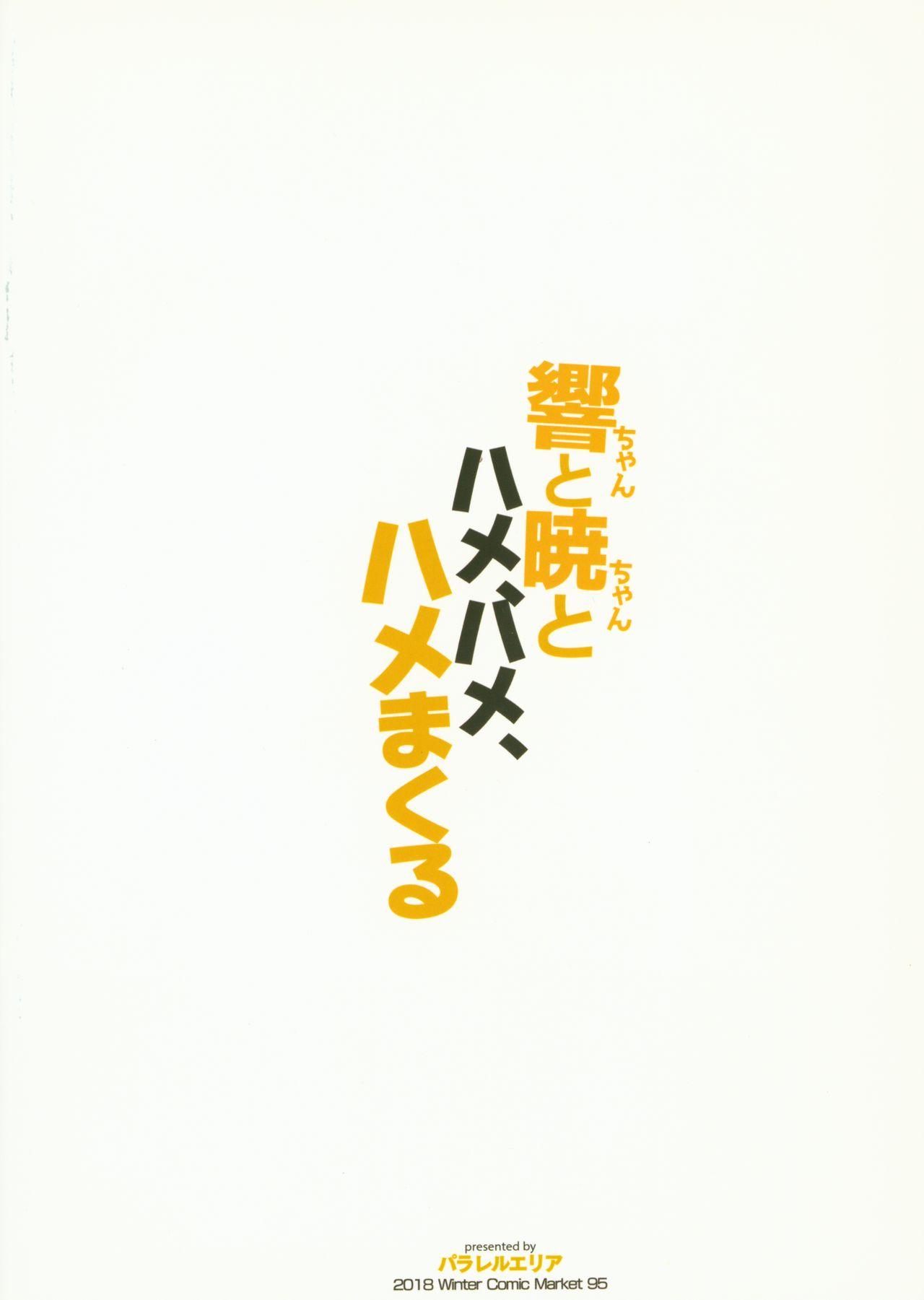 (C95) [Parallel Area (Kure)] Hibiki-chan to Akatsuki-chan to Hame, Hame, Hamemakuru (Kantai Collection -KanColle-) 17