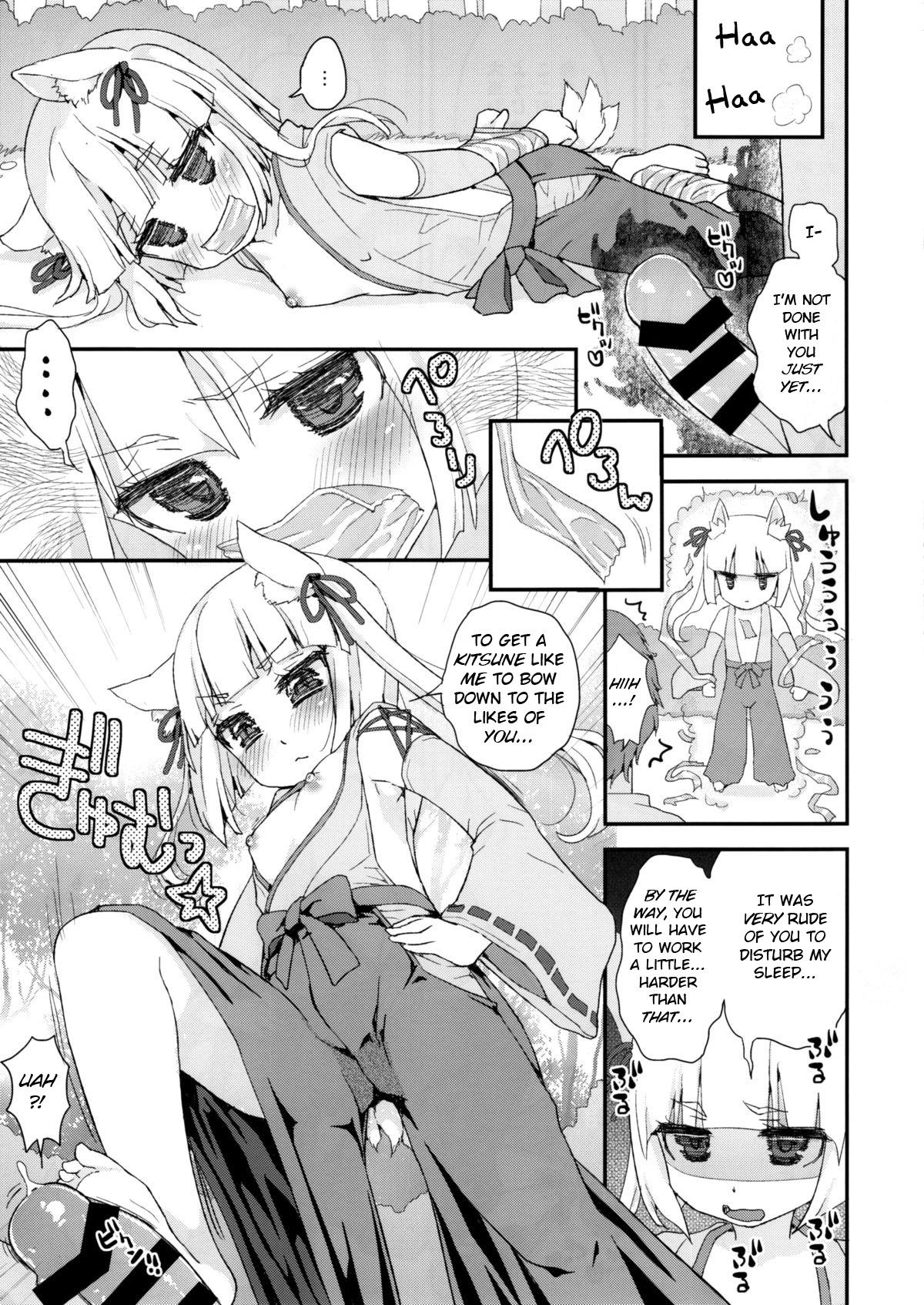 Retro Noja Loli Babaa Kitsune-sama no Mori Big Butt - Page 9