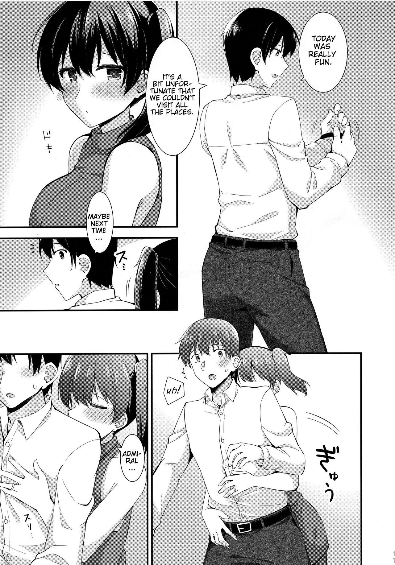 Hardcore Kaga to Yoru no Hotel Date | An Overnight Hotel Date With Kaga - Kantai collection Squirting - Page 12
