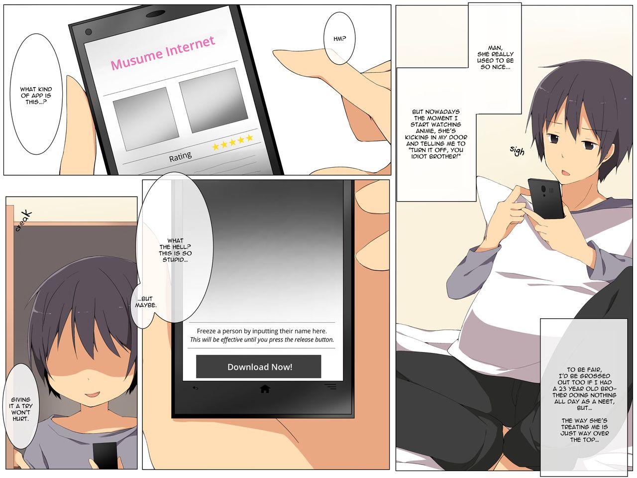 Gay Theresome [DL Mate (Cresc-dol)] Figure-ka Appli o Te ni Ireta | I Found a Figure-Making App! [English] [Pedy] - Original Fit - Page 3