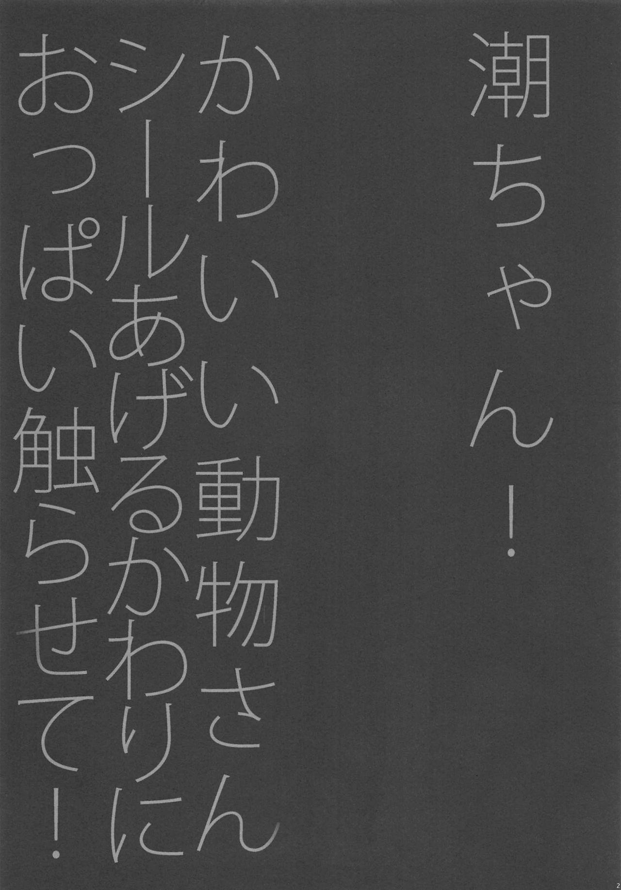 (C88) [coca (Karomura)] Ushio-chan! Kawaii Doubutsu-san Seal Ageru Kawari ni Oppai Sawarasete! (Kantai Collection -KanColle-) 23