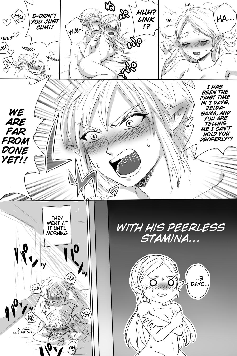 BreaWi no LinZel ga Hitasura Ichaicha Shite Sukebe na Koto Suru Manga | A BoTW manga where Link and Zelda earnestly flirt and do lewd things 13