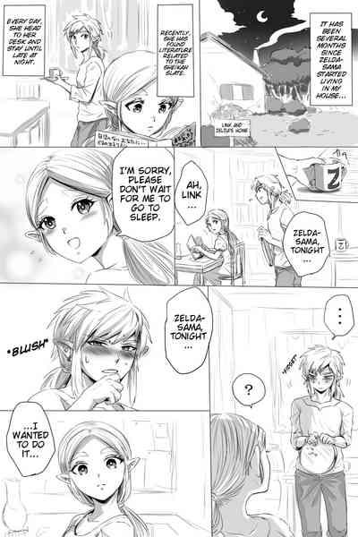 BreaWi no LinZel ga Hitasura Ichaicha Shite Sukebe na Koto Suru Manga | A BoTW manga where Link and Zelda earnestly flirt and do lewd things 1