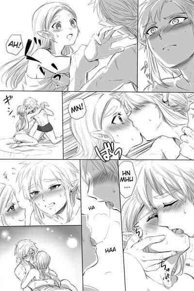 BreaWi no LinZel ga Hitasura Ichaicha Shite Sukebe na Koto Suru Manga | A BoTW manga where Link and Zelda earnestly flirt and do lewd things 4