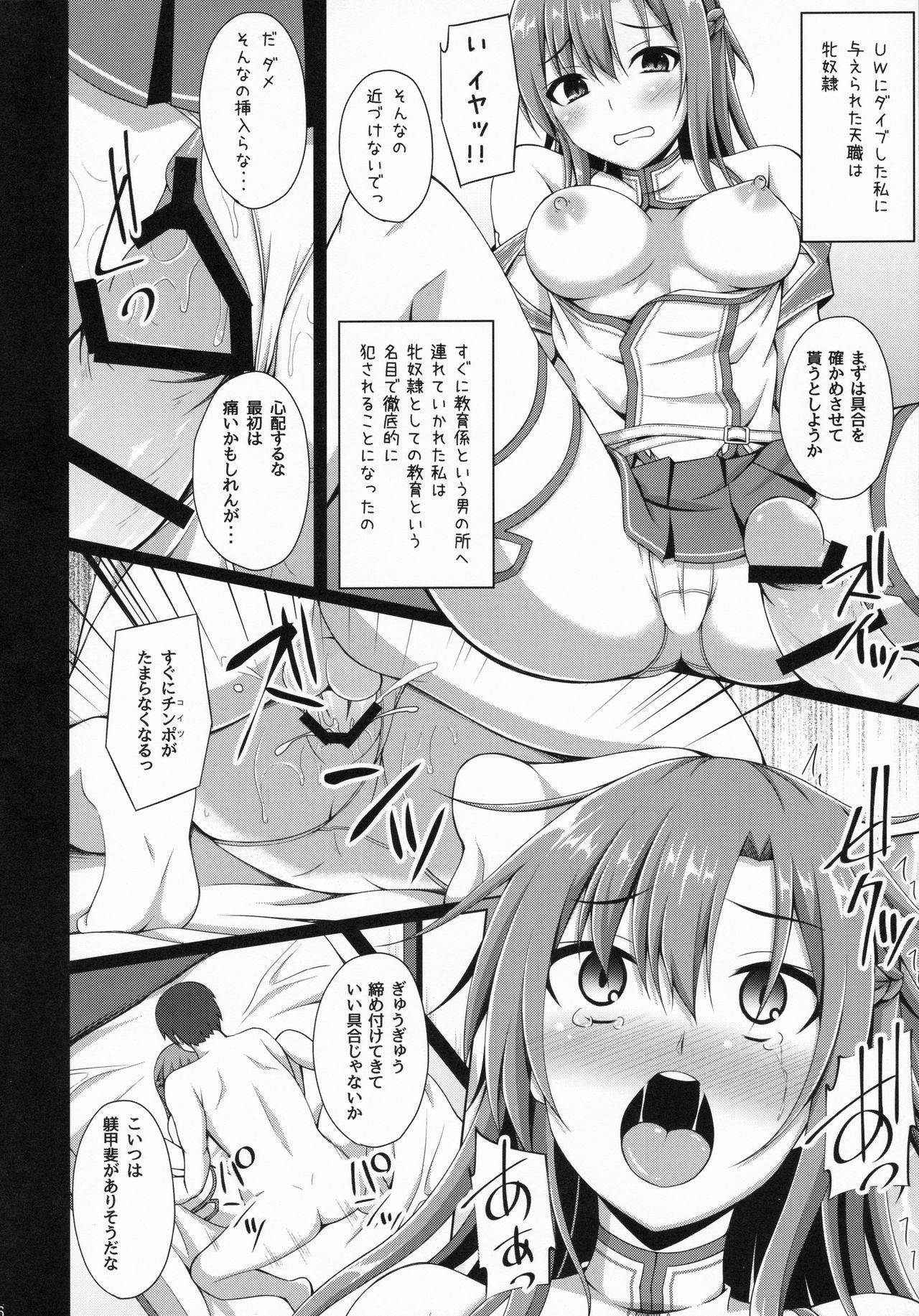 Tugging Ore no Ai shita Kanojo wa mou Inai... - Sword art online Stripping - Page 5