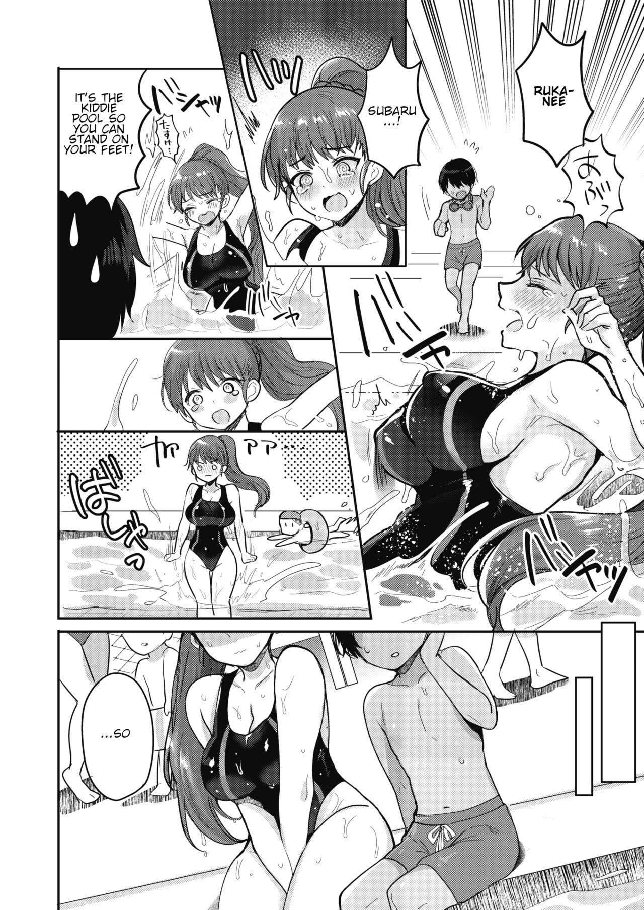 Threesome Hitonatsu no Swimming memory Japanese - Page 4