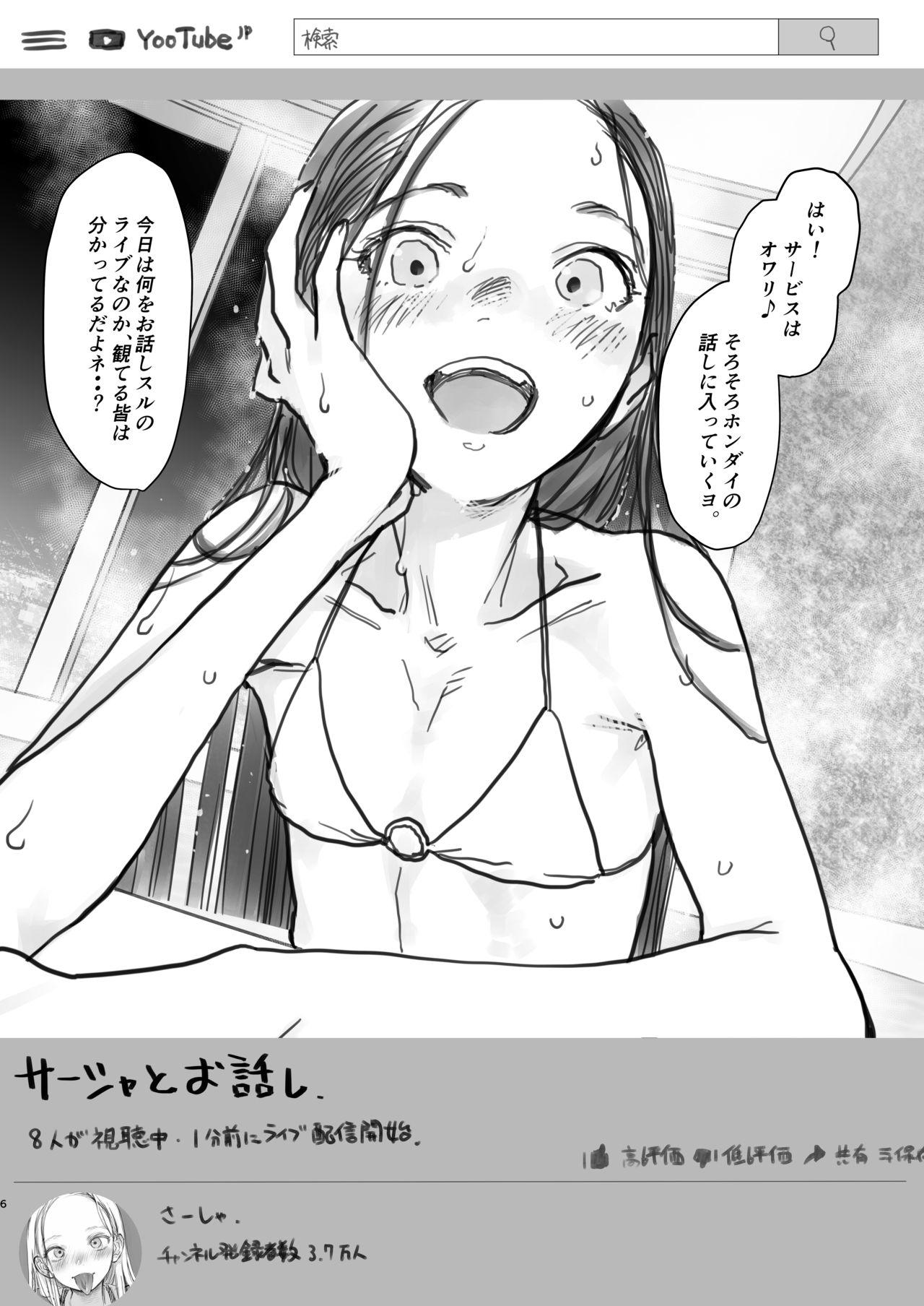 Jerk Off Sāsha-chan no YOOTUBE haishin. Okiniiri sekkusufurendo shōkai 3 - Original Blows - Page 6