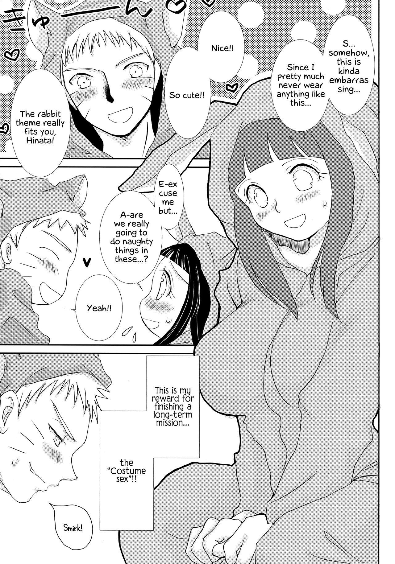 Man Momoiro Usagi to Hara Peko Kitsune - Naruto 18yo - Page 2
