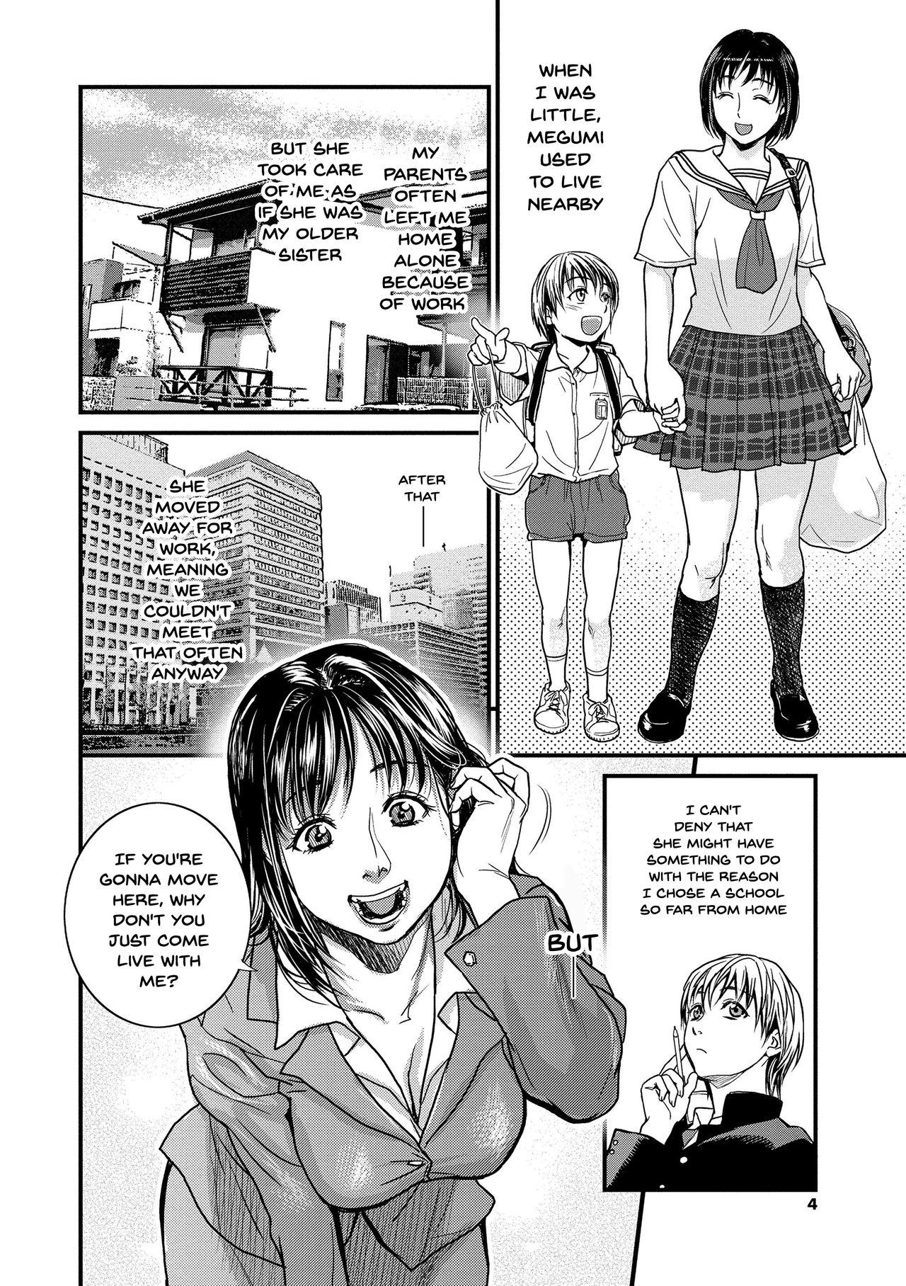 Neighbor Boku to Itoko no Onee-san to | Together With My Older Cousin Cum On Face - Page 3