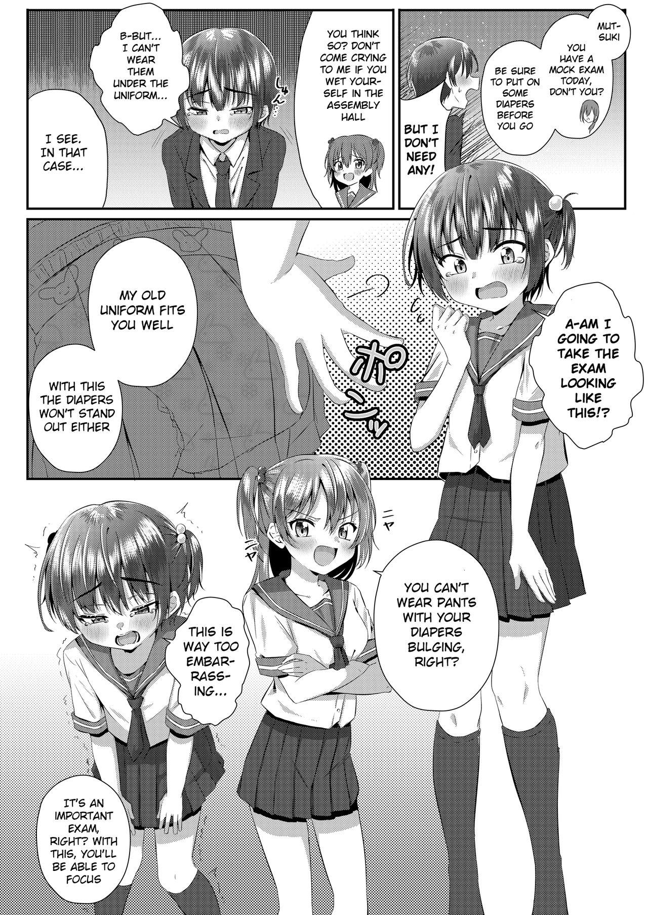 Nice Tits Onii-chan Omutsu Nuretenai? | Big Bro, Is Your Diaper Wet? - Original Foot Worship - Page 3