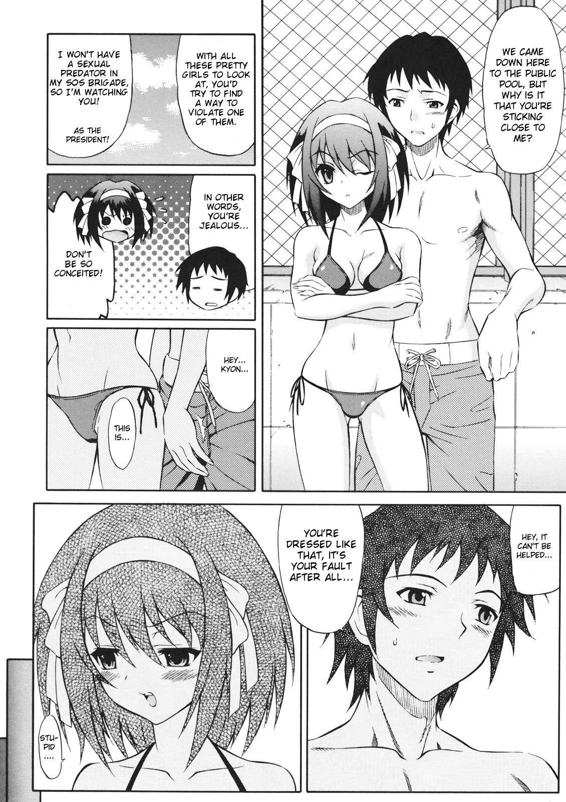 Amateur Asian Suzumiya Haruhi no Shakunetsu - The melancholy of haruhi suzumiya Brazilian - Page 7