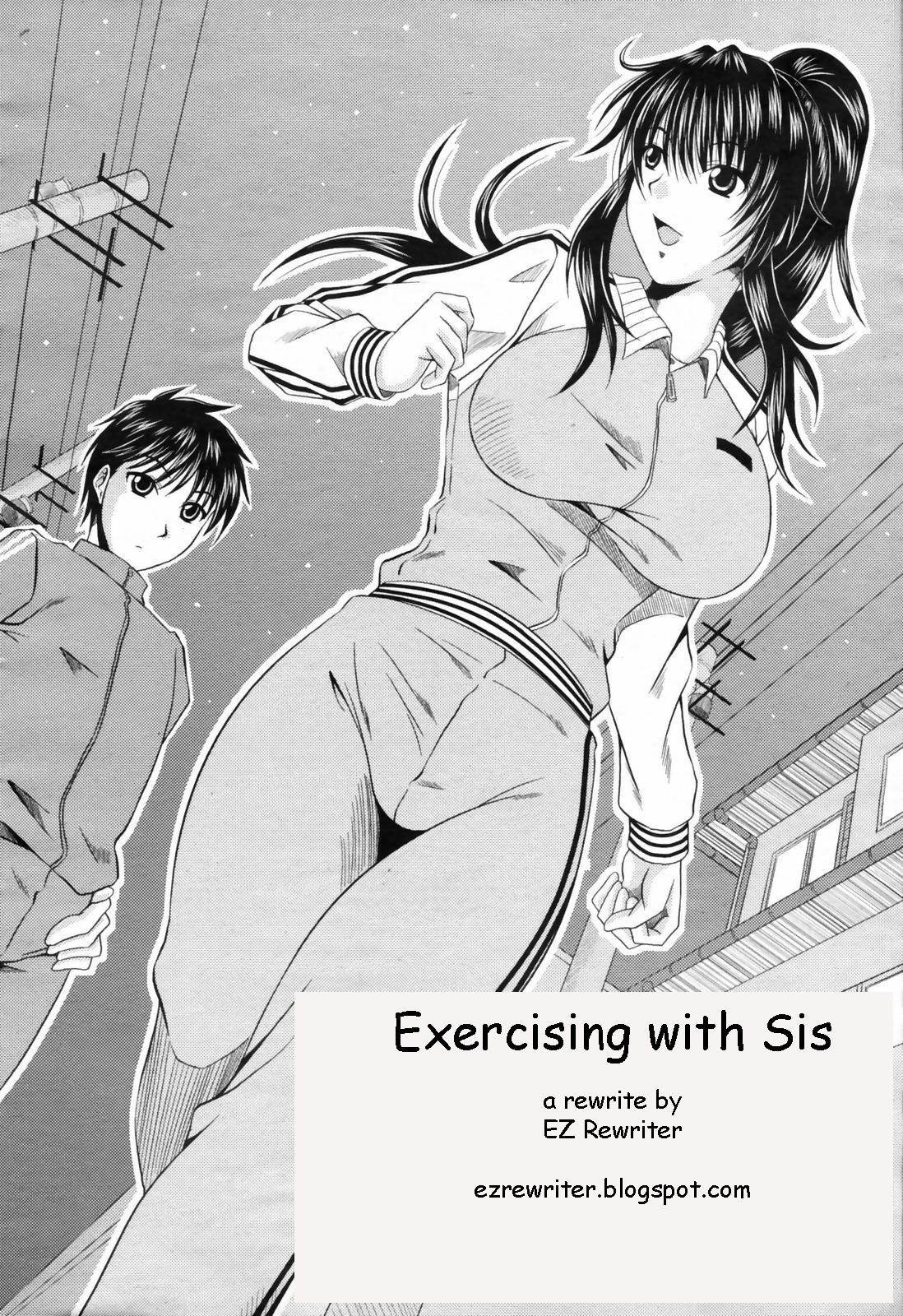 Exercising with Sis 1