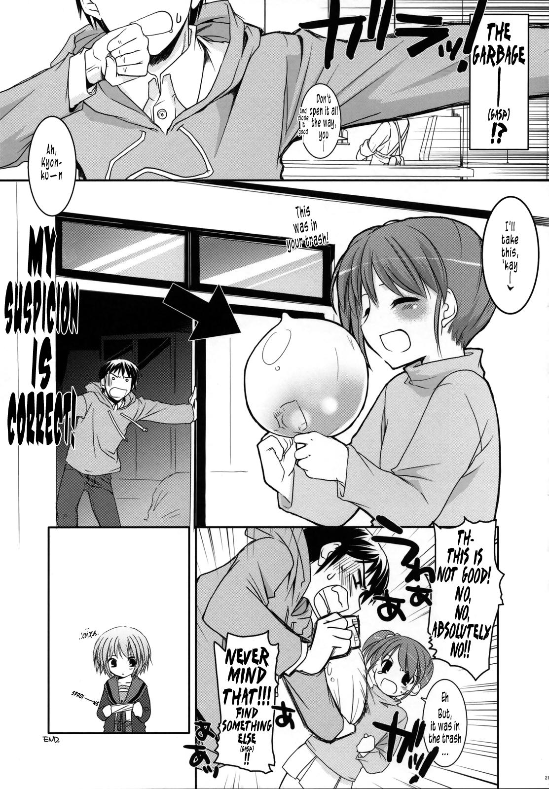Interracial Hardcore D.L. action 39 - The melancholy of haruhi suzumiya Round Ass - Page 21