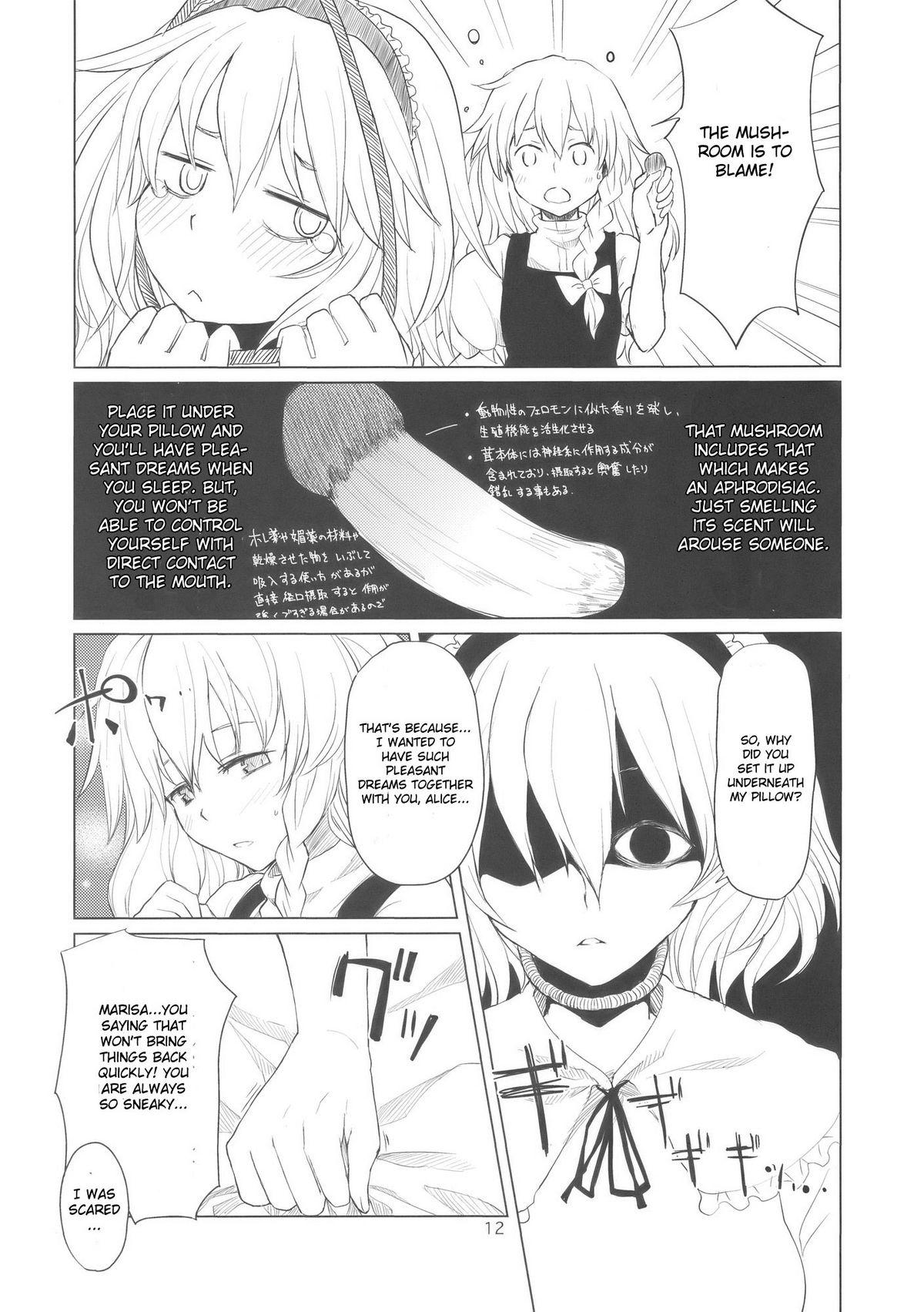 Clitoris Alice no Jikan - Touhou project Masturbandose - Page 13