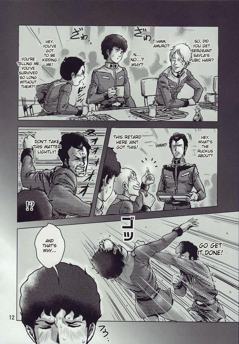 Gapes Gaping Asshole Kinpatsu no Omamori - Mobile suit gundam Dominatrix - Page 12