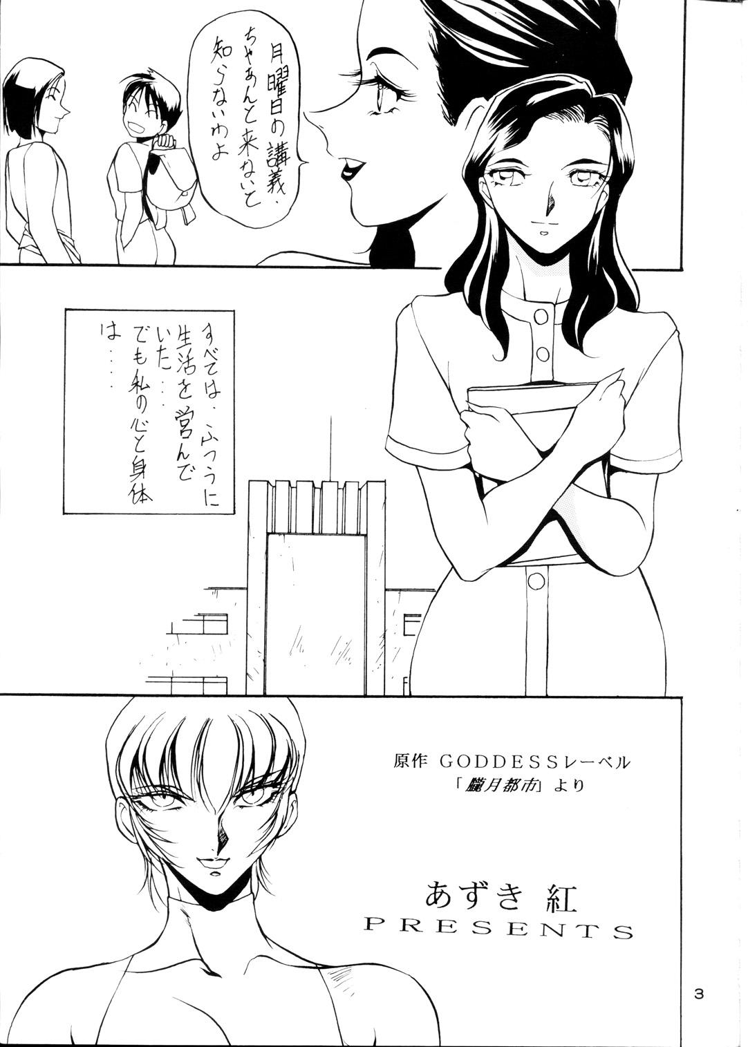 Forbidden Misty Moon Metropolis Fanbook BREED Dorei Jokyouju Kousaka Shiori 2 Blows - Page 3