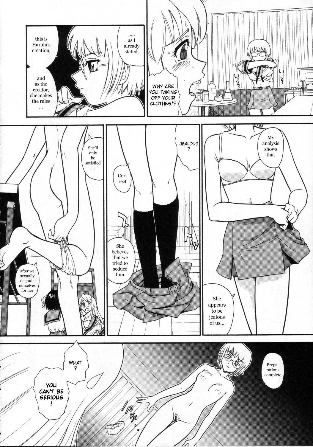 Great Fuck Asahina Mikuru no Milk | Asahina Mikuru's Milk - The melancholy of haruhi suzumiya Class Room - Page 7