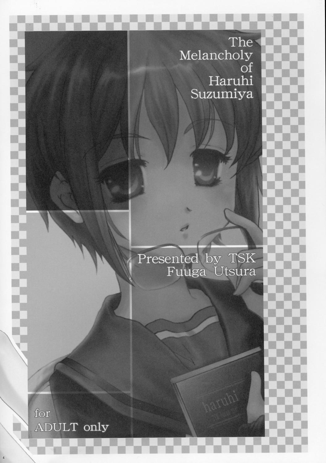 Flogging Haruhi no 1 - The melancholy of haruhi suzumiya Monster Cock - Page 3