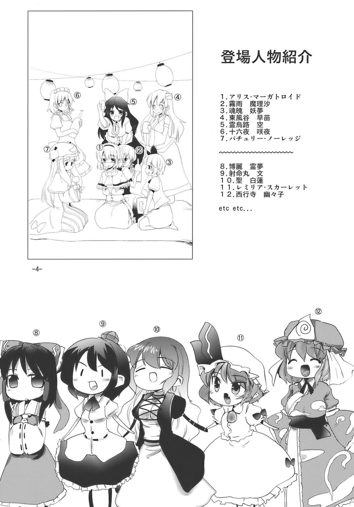 Gay Cut Enkai ni Ikou - Touhou project Lesbian Porn - Page 4