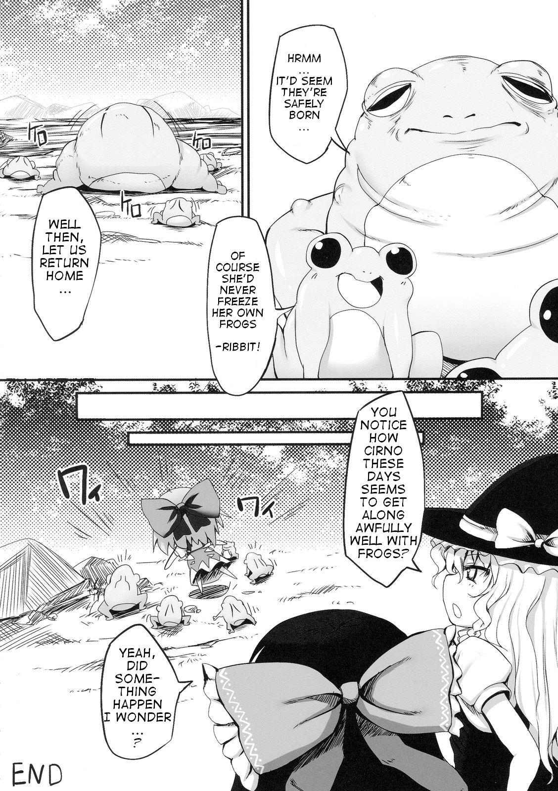 (Reitaisai 7) [Marked-two (Maa-kun)] Cirno Dai Pinch! ~Kaeru no Fukushuu Hen~ | Cirno in Big Trouble! ~ Revenge of the Frogs ~ (Touhou Project) [English] 25