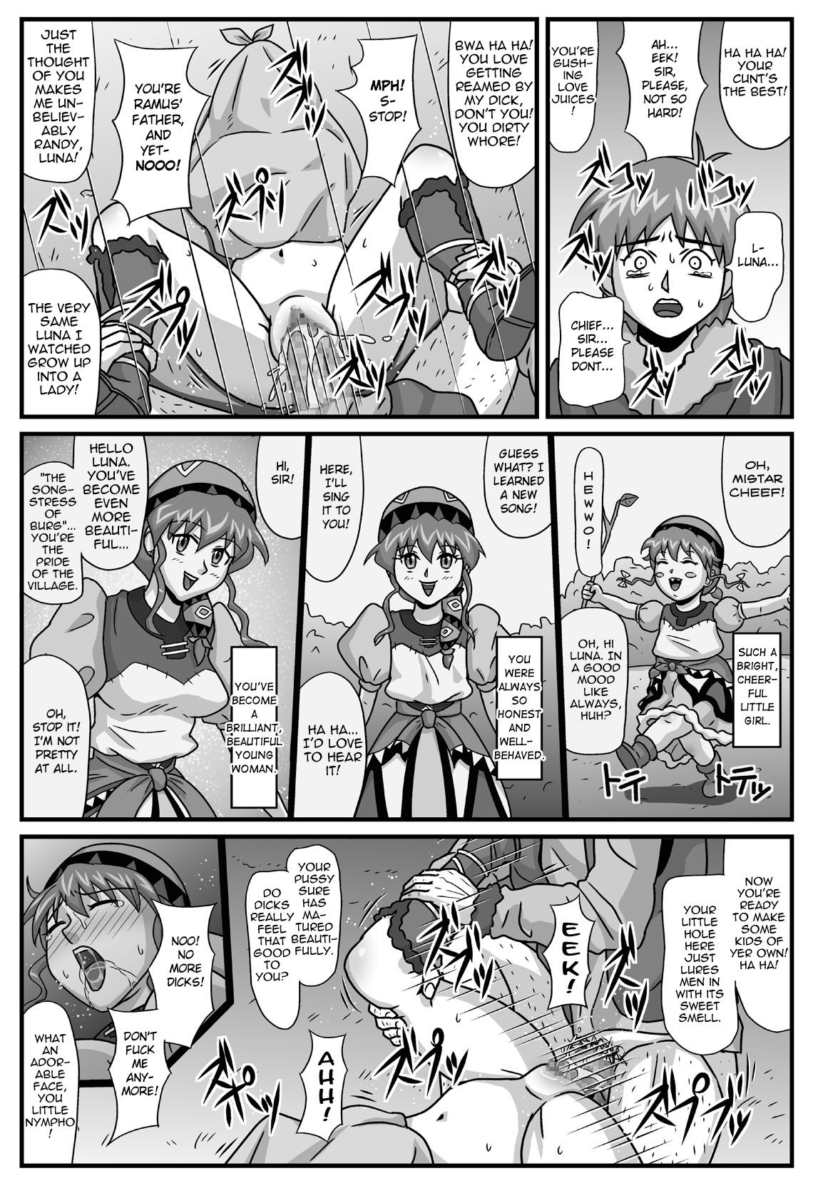 Free Fucking The Cumdumpster Princess of Burg 02 - Lunar silver star story Freaky - Page 9