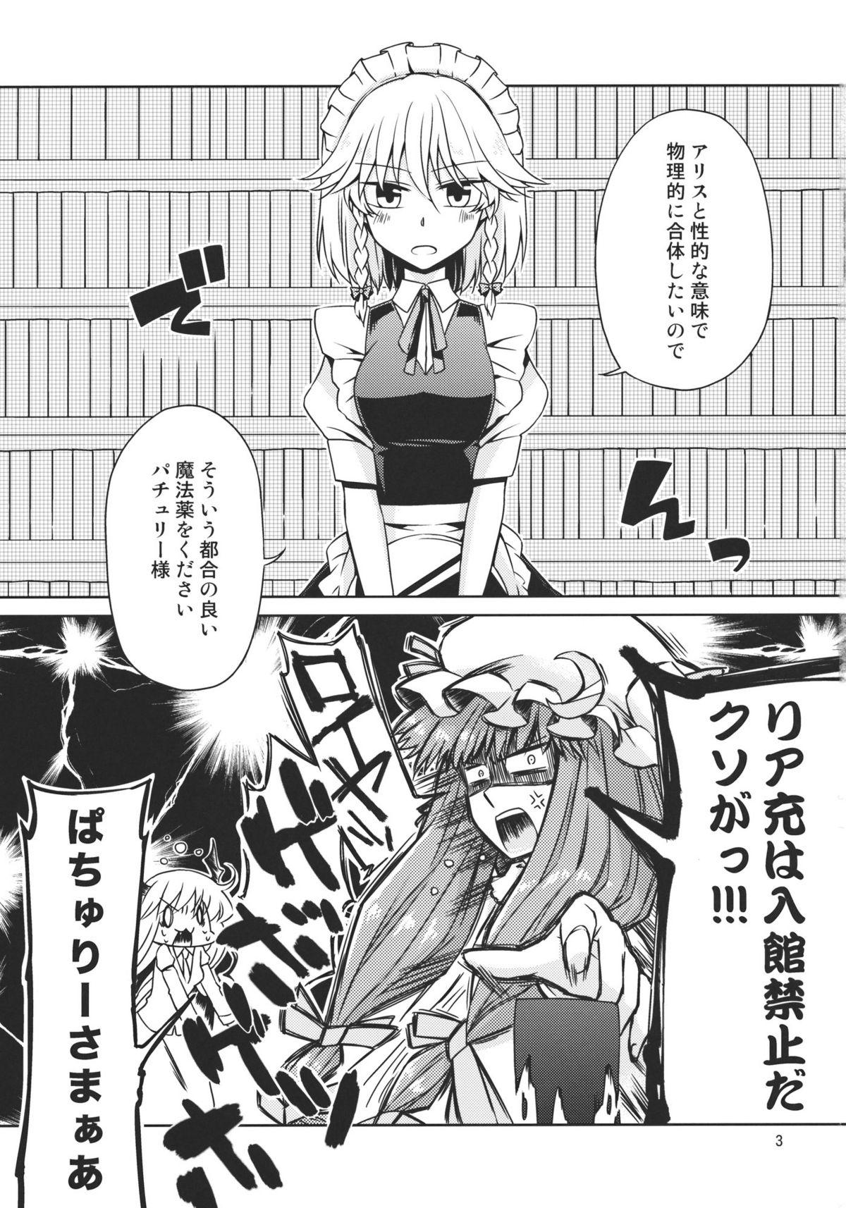 Slapping Kanzen de Shousha na Juusha wa D.T. nanoka？ - Touhou project Bhabi - Page 3