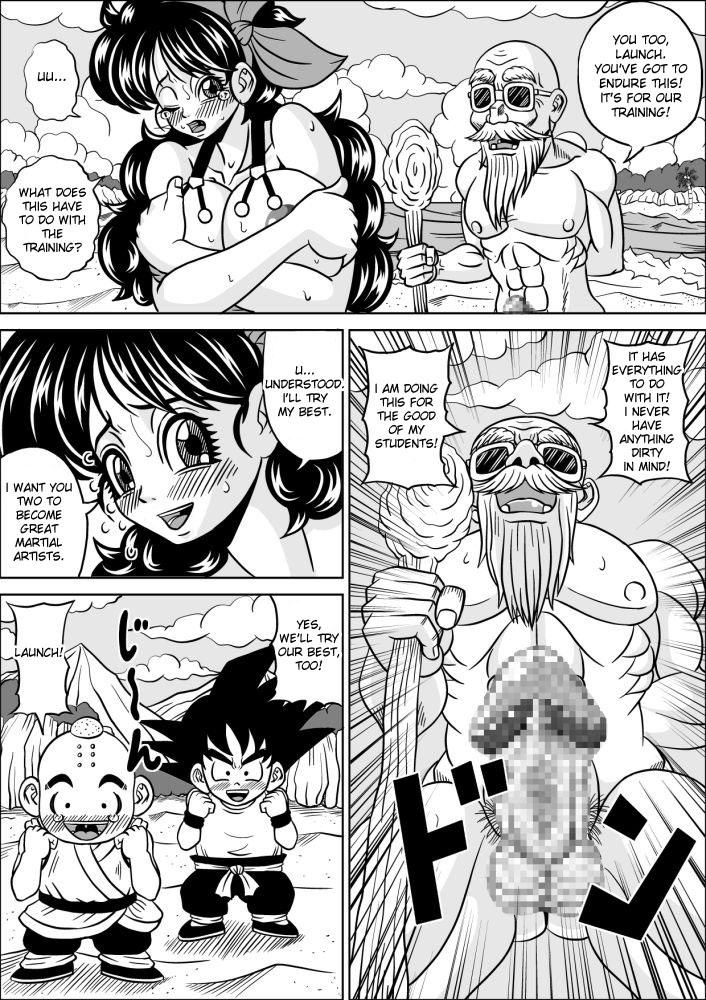 Euro Porn Kame-Sennin no Shugyou | Master Roshi's Training - Dragon ball Submissive - Page 10