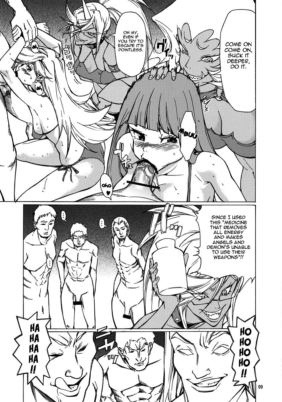 Nudist Obenjo Tenshi - Panty and stocking with garterbelt Student - Page 8