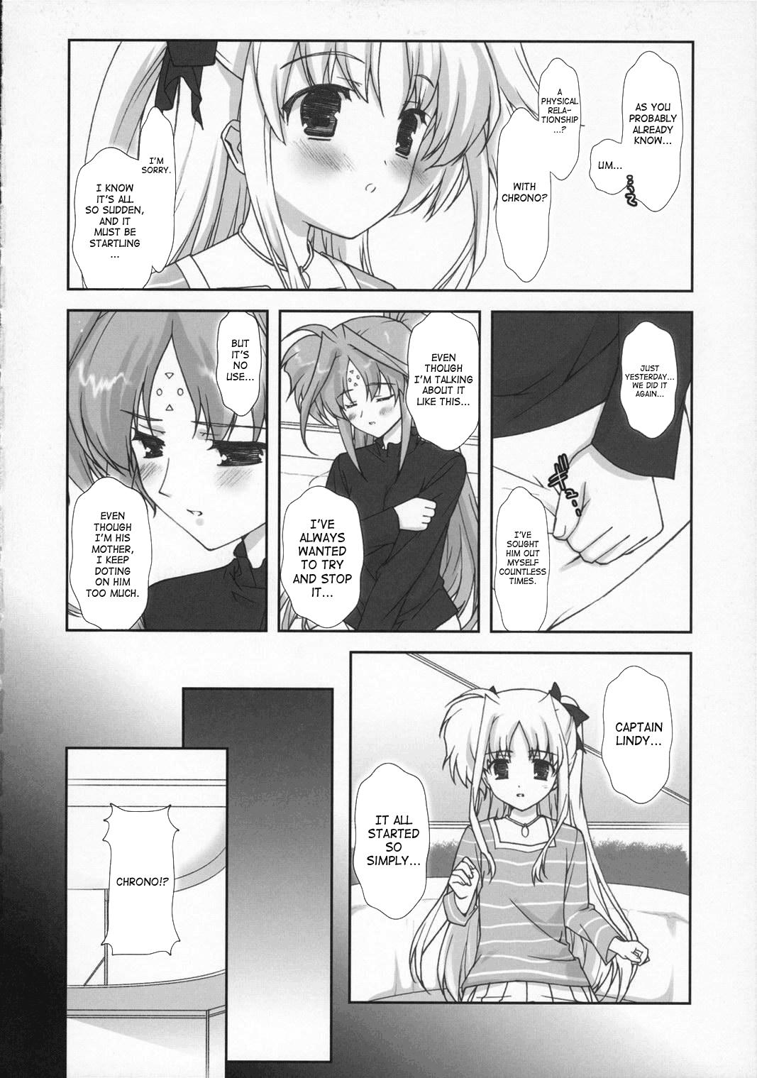 Homosexual Lyrical Magical Fate Ganbaru - Mahou shoujo lyrical nanoha Step Brother - Page 6