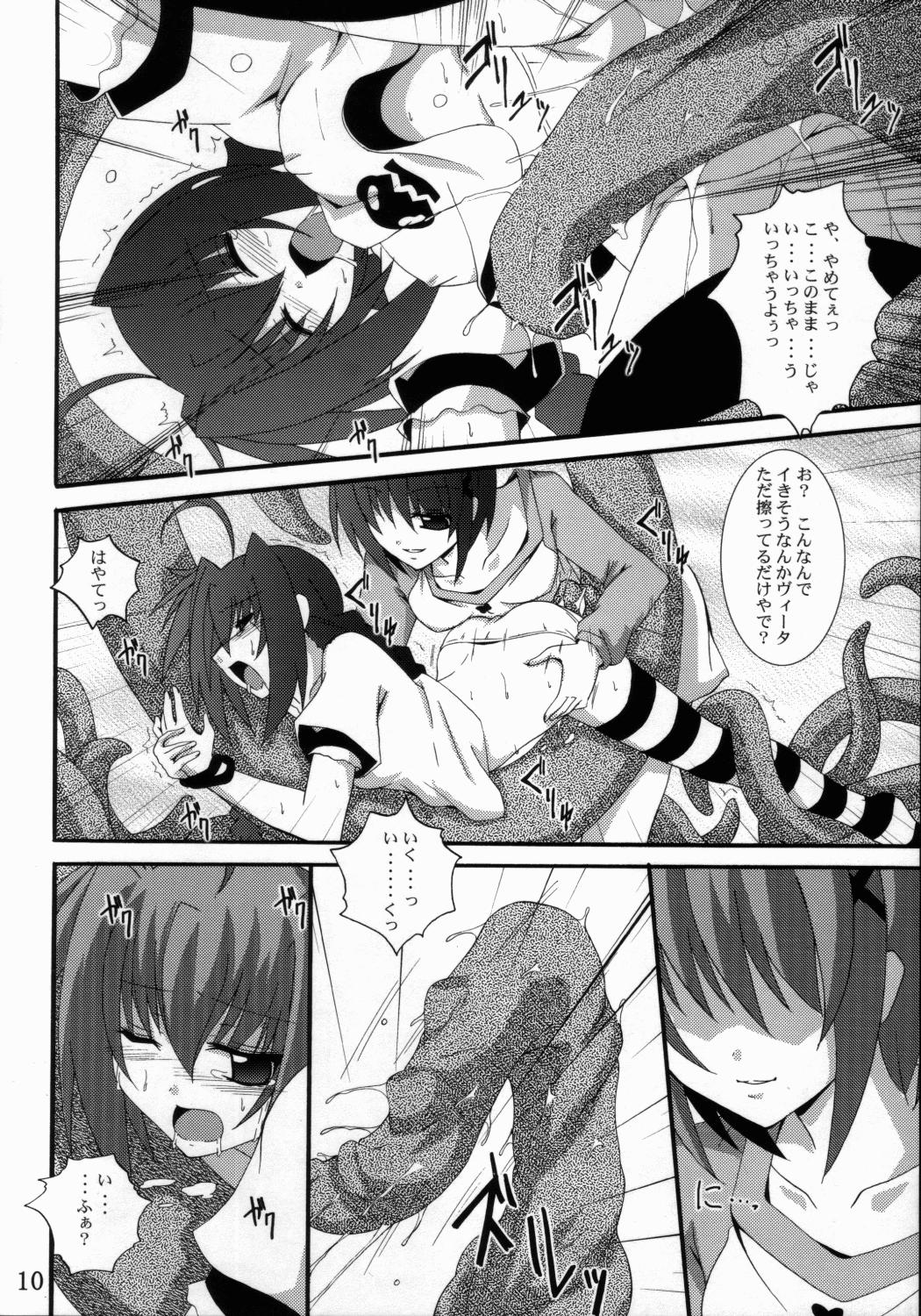 Ass Fucking Vita no Hon 4 - Mahou shoujo lyrical nanoha Pounded - Page 9