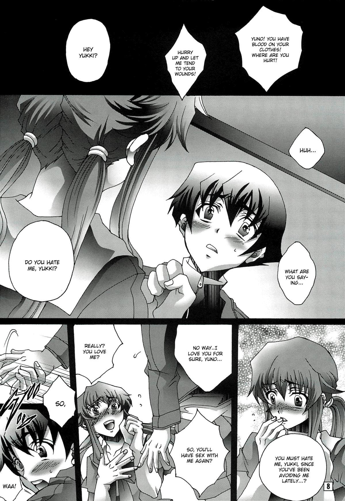 Wet Cunts Ai wo Shinji Utagawanai Koto - Mirai nikki Reality - Page 7