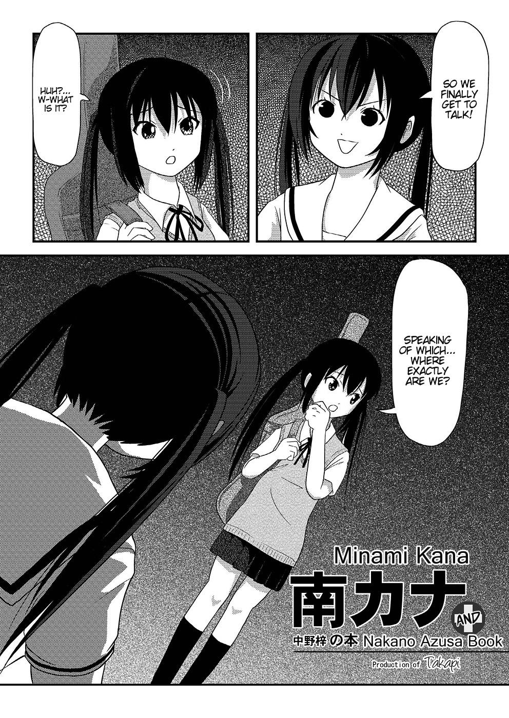 Throat Fuck Minami Kana to Nakano Azusa no Hon - K-on Minami-ke Good - Page 3