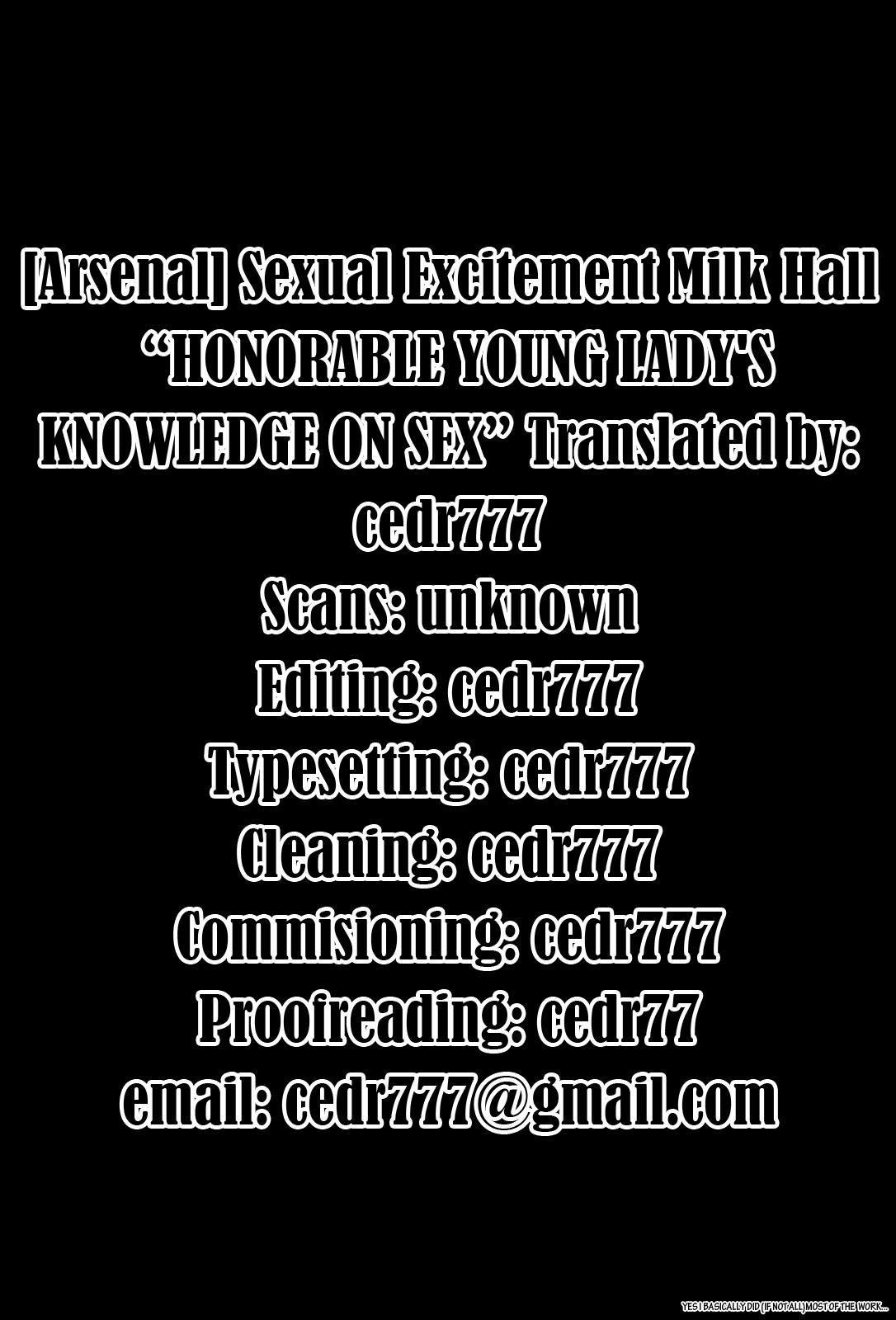 Amatur Porn Sexual Excitement Milk Hall - Honorable Young Lady's Knowledge On Sex Guys - Page 19