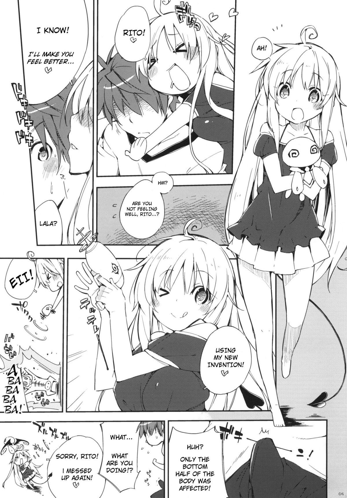 Students Momo no Tennensui - To love-ru Banheiro - Page 4