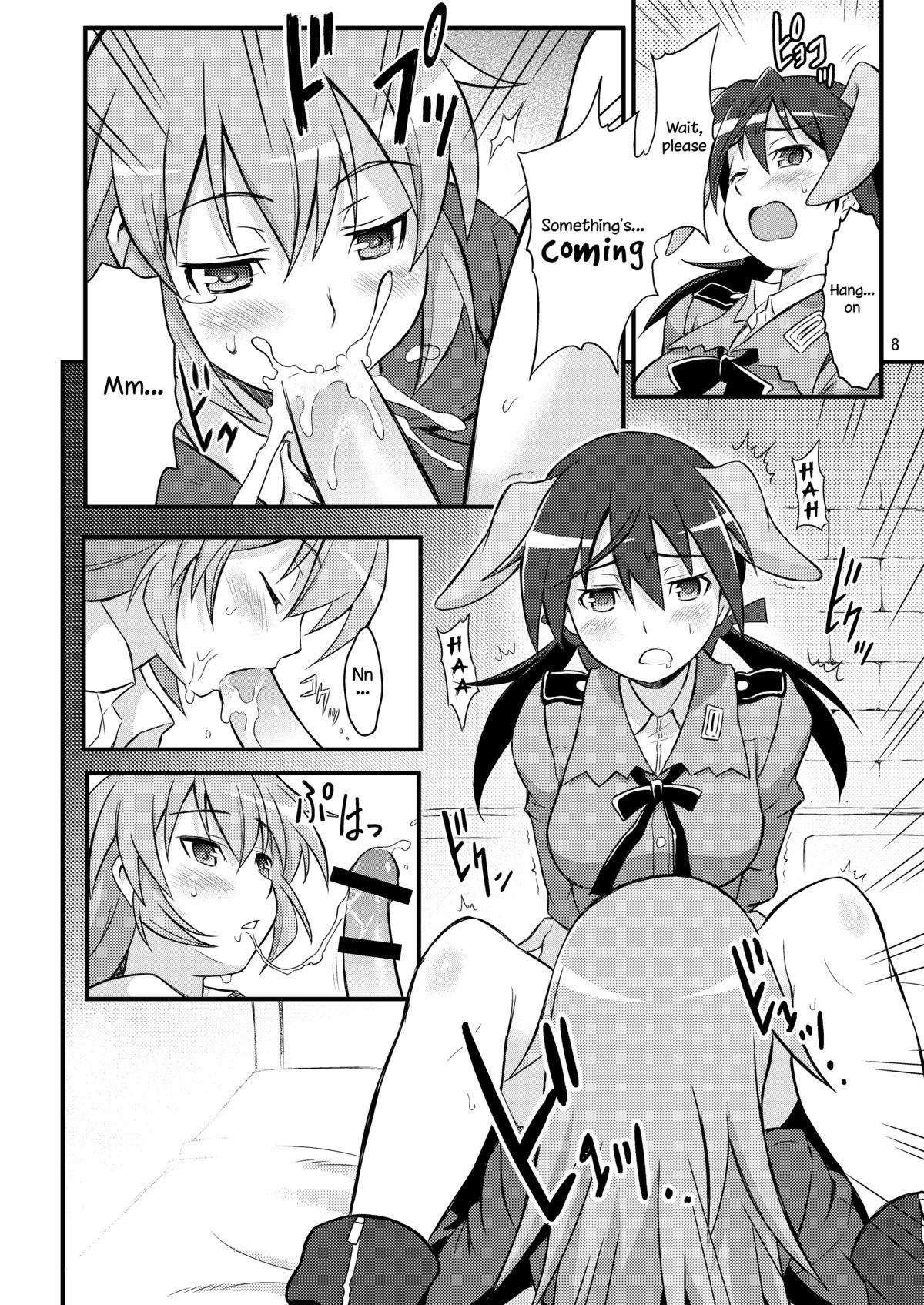 Morocha Shir and Gert in Big Trouble - Strike witches Teen Sex - Page 8